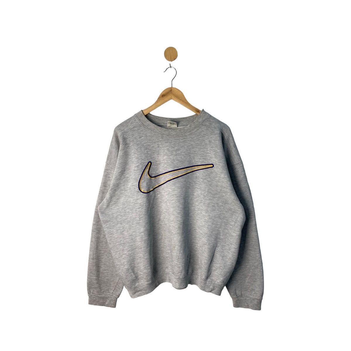 Vintage Nike Center Jumper Sweatshirt Sportswear Nike Swoosh