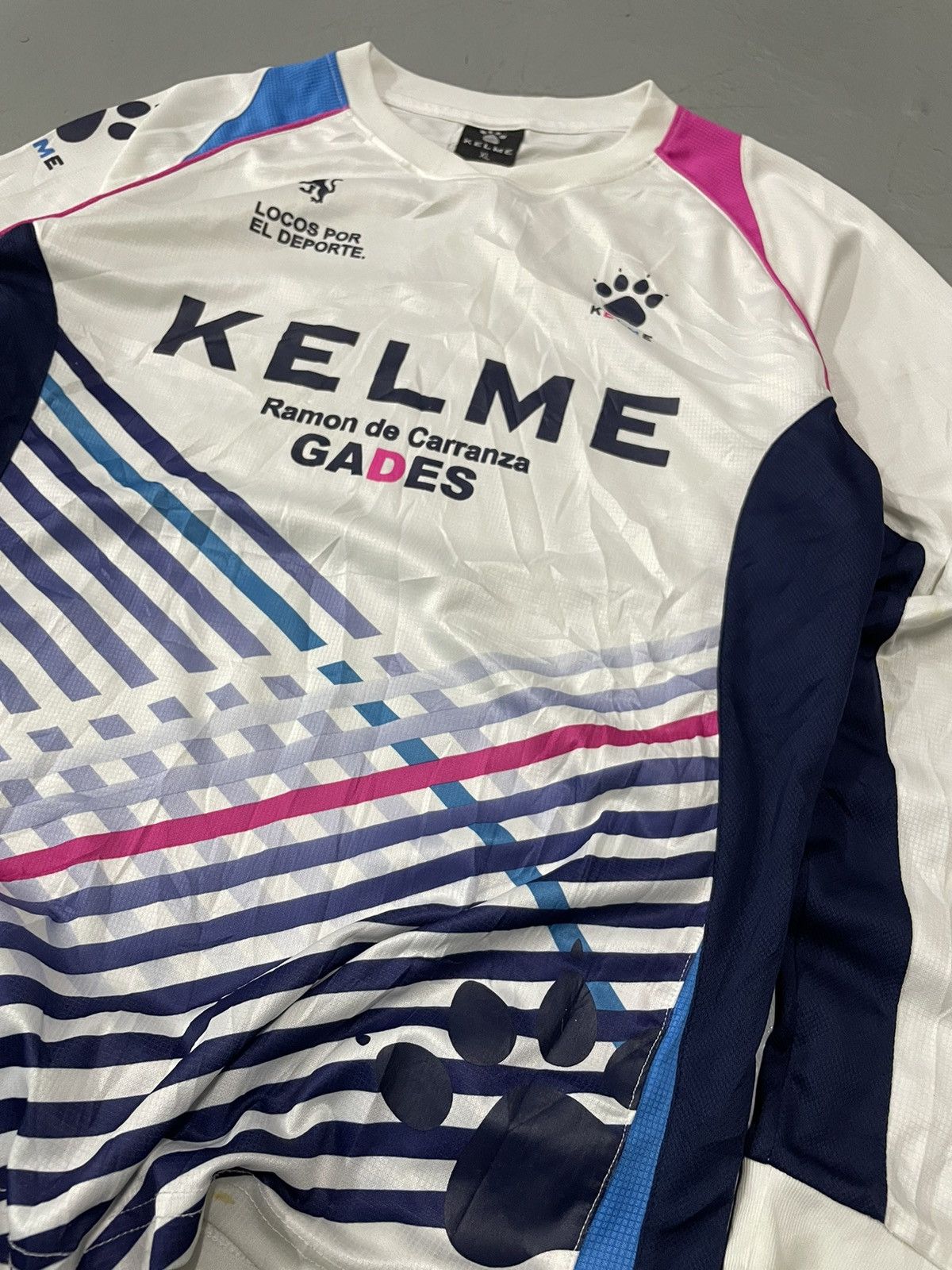 Japanese Brand Kelme Longsleeve Jerseys Size US XL / EU 56 / 4 - 3 Thumbnail