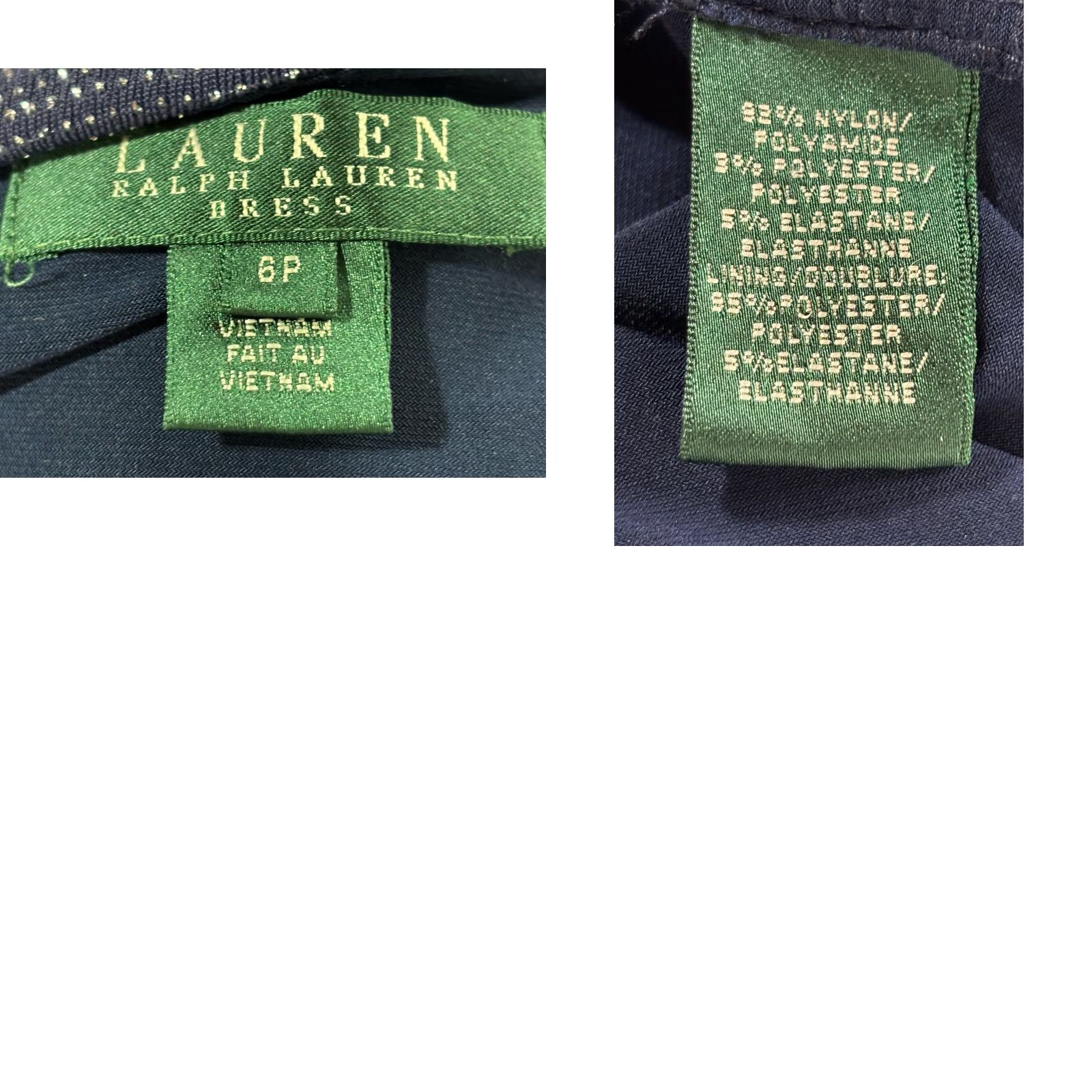 Ralph Lauren Lauren Ralph Lauren Sheath Dress Sz 6p Petite Blue Metallic Stretch Cocktail Size M / US 6-8 / IT 42-44 - 8 Thumbnail
