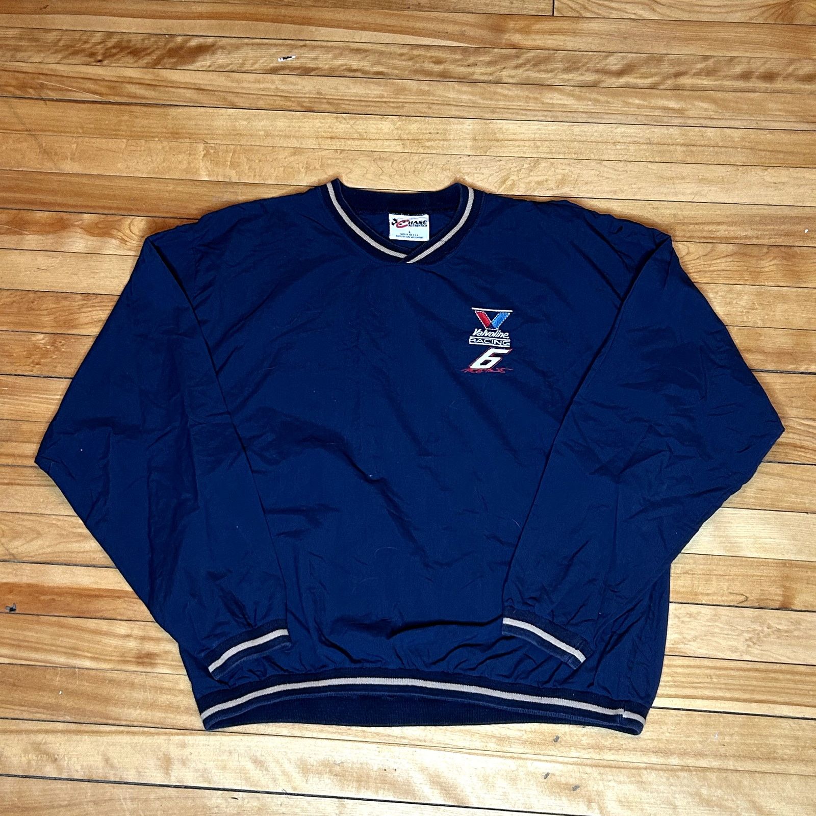 Vintage Vintage 90s Valvoline Racing wind breaker Large Size US L / EU 52-54 / 3 - 2 Thumbnail