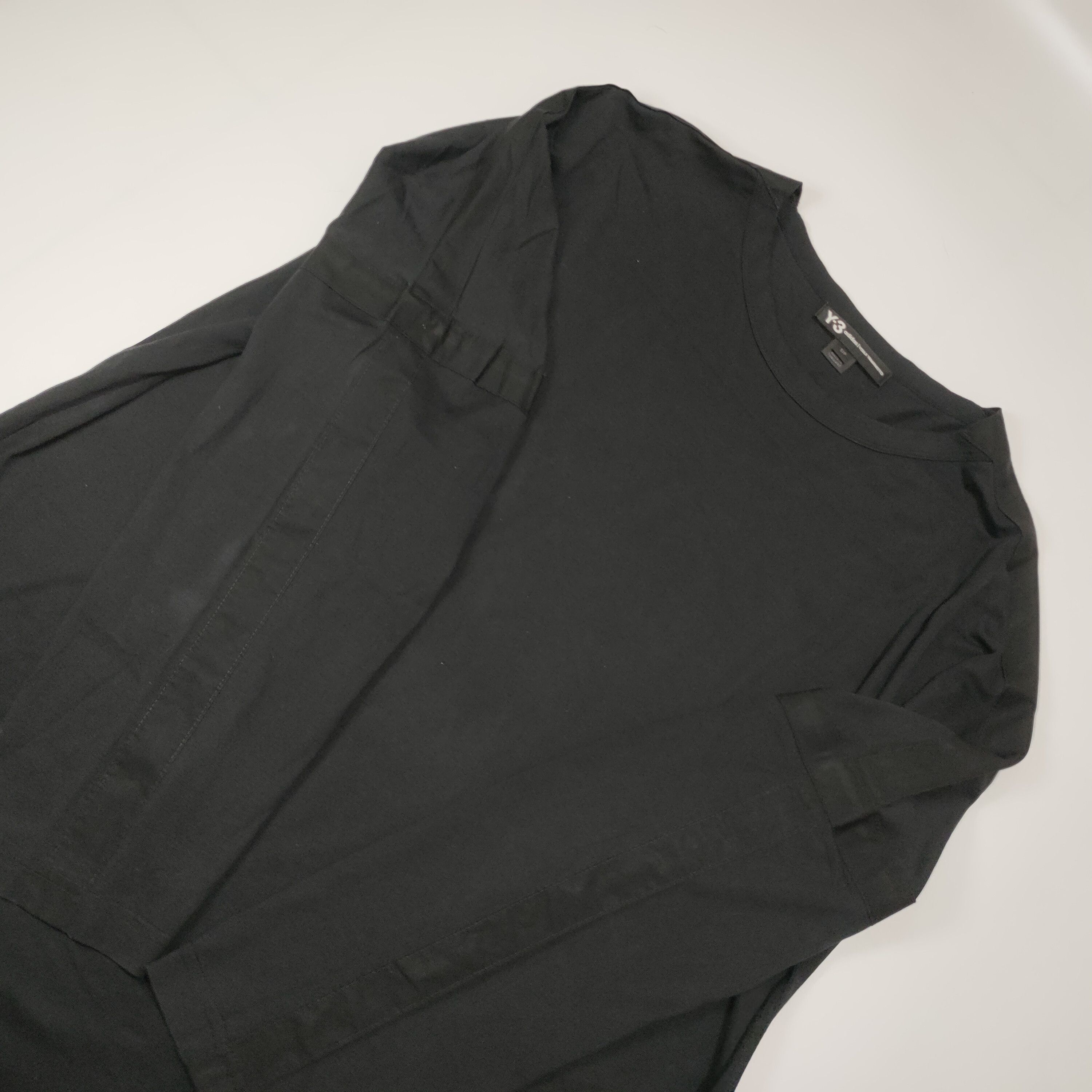 Yohji Yamamoto Yohji Yamamoto Y-3 Long Sleeve Tee Size US L / EU 52-54 / 3 - 7 Thumbnail