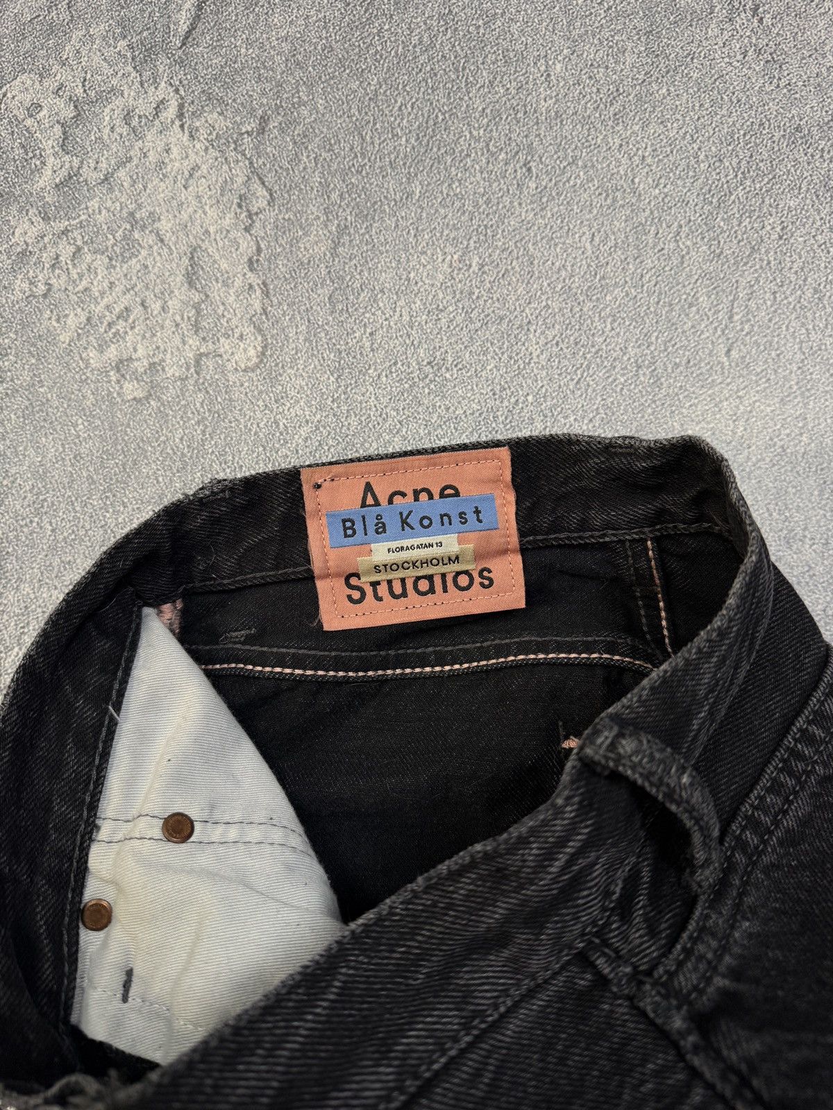 Acne Studios Acne Studios Jeans Denim Skinny Pants Melk Stay Black Size US 26 / EU 42 - 11 Thumbnail