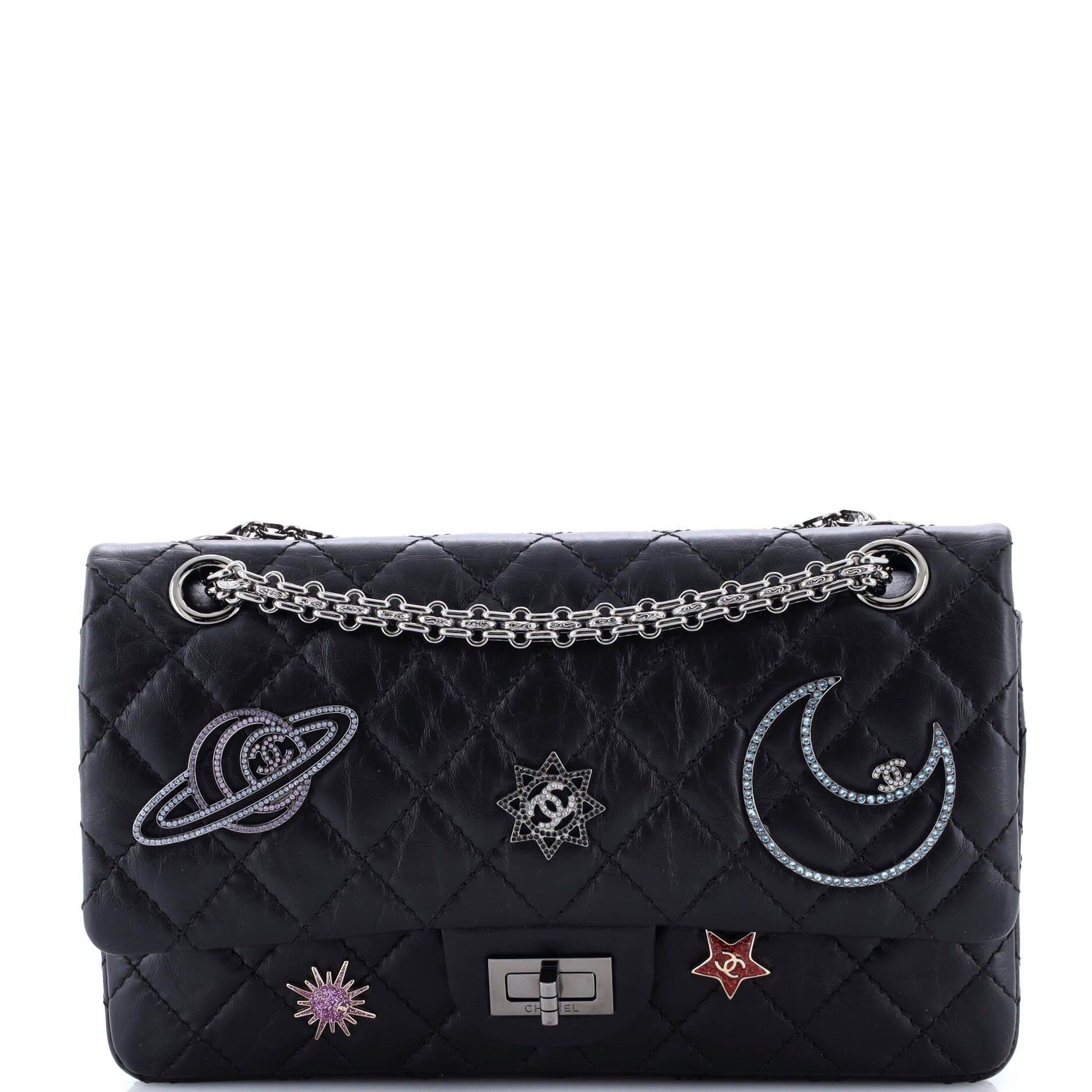 Space Charms Reissue 2.55 Flap Bag