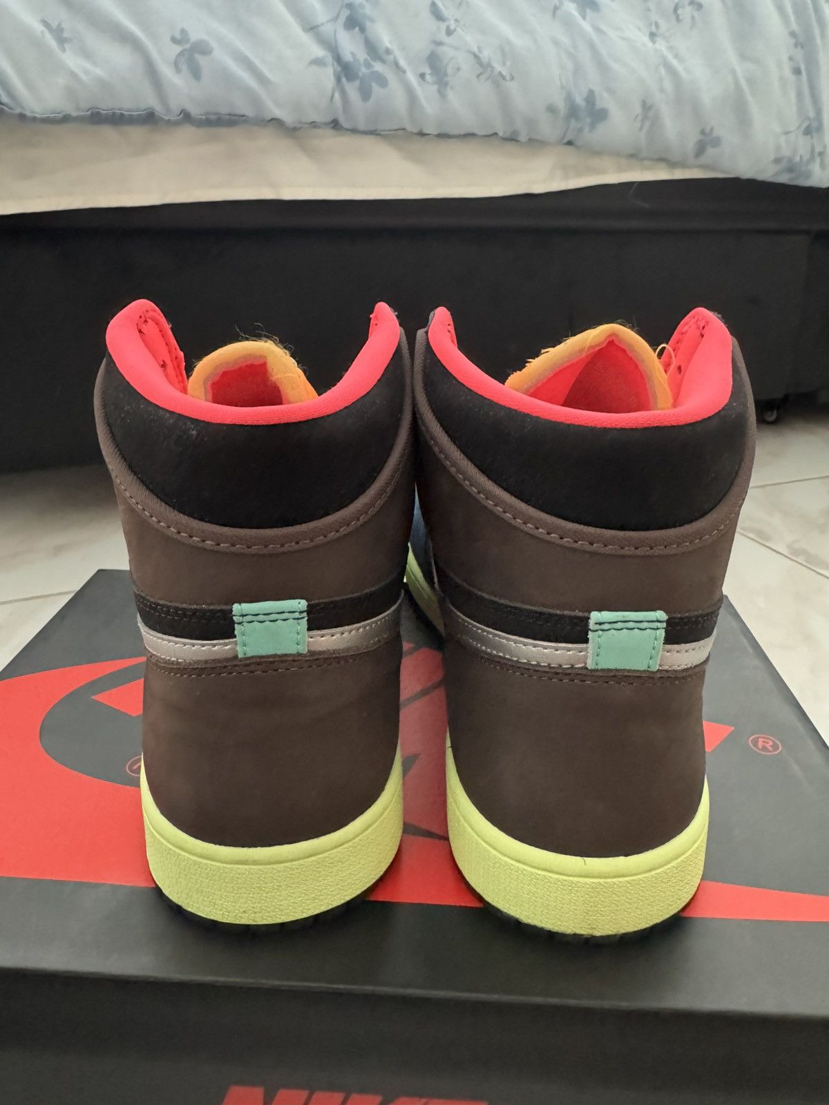 Jordan Brand Jordan 1 Tokyo Bio Hack Size 12 Worn 1x OG Box Size US 12 / EU 45 - 6 Thumbnail