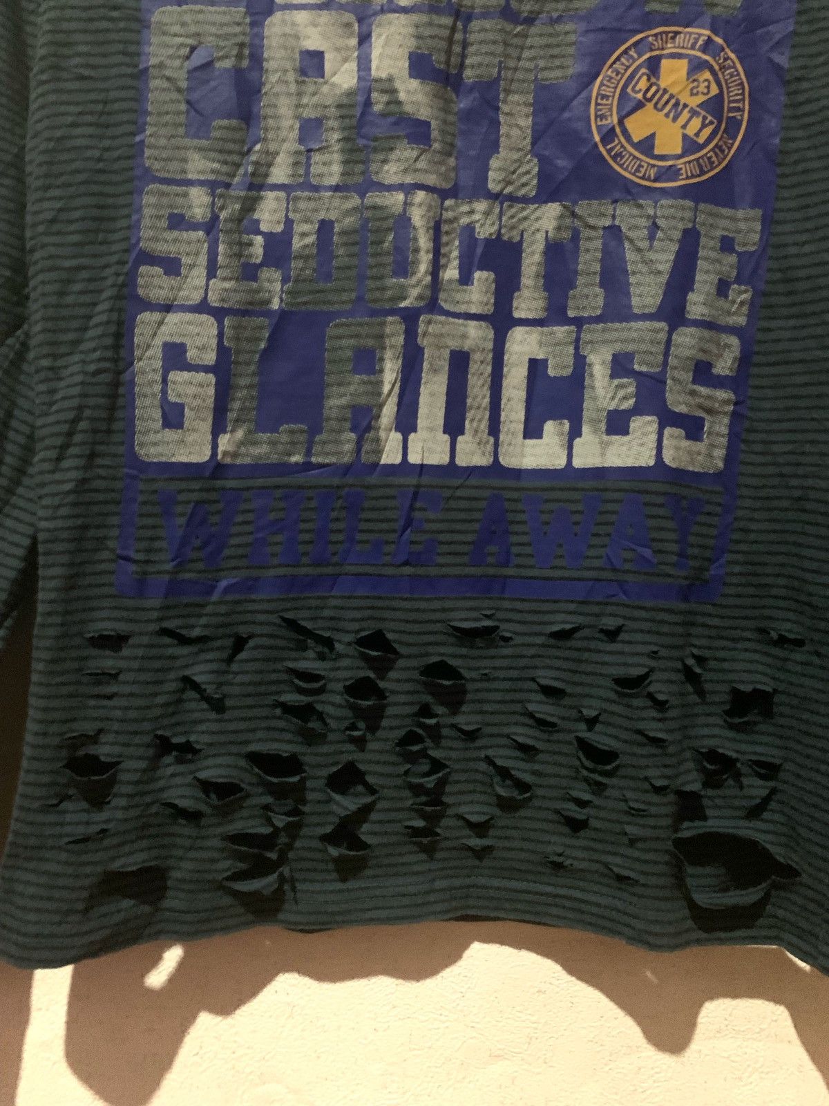 If Six Was Nine × Japanese Brand Japanese brand Distressed Grunge Poem LongSleeve Size S / US 4 / IT 40 - 4 Thumbnail
