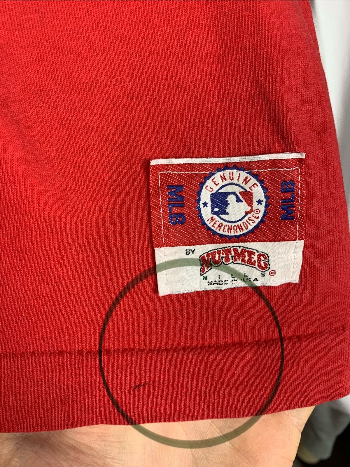 MLB × Nutmeg × Vintage Vintage Boston Red Sox Single Stitch T-shirt Size US L / EU 52-54 / 3 - 18 Thumbnail