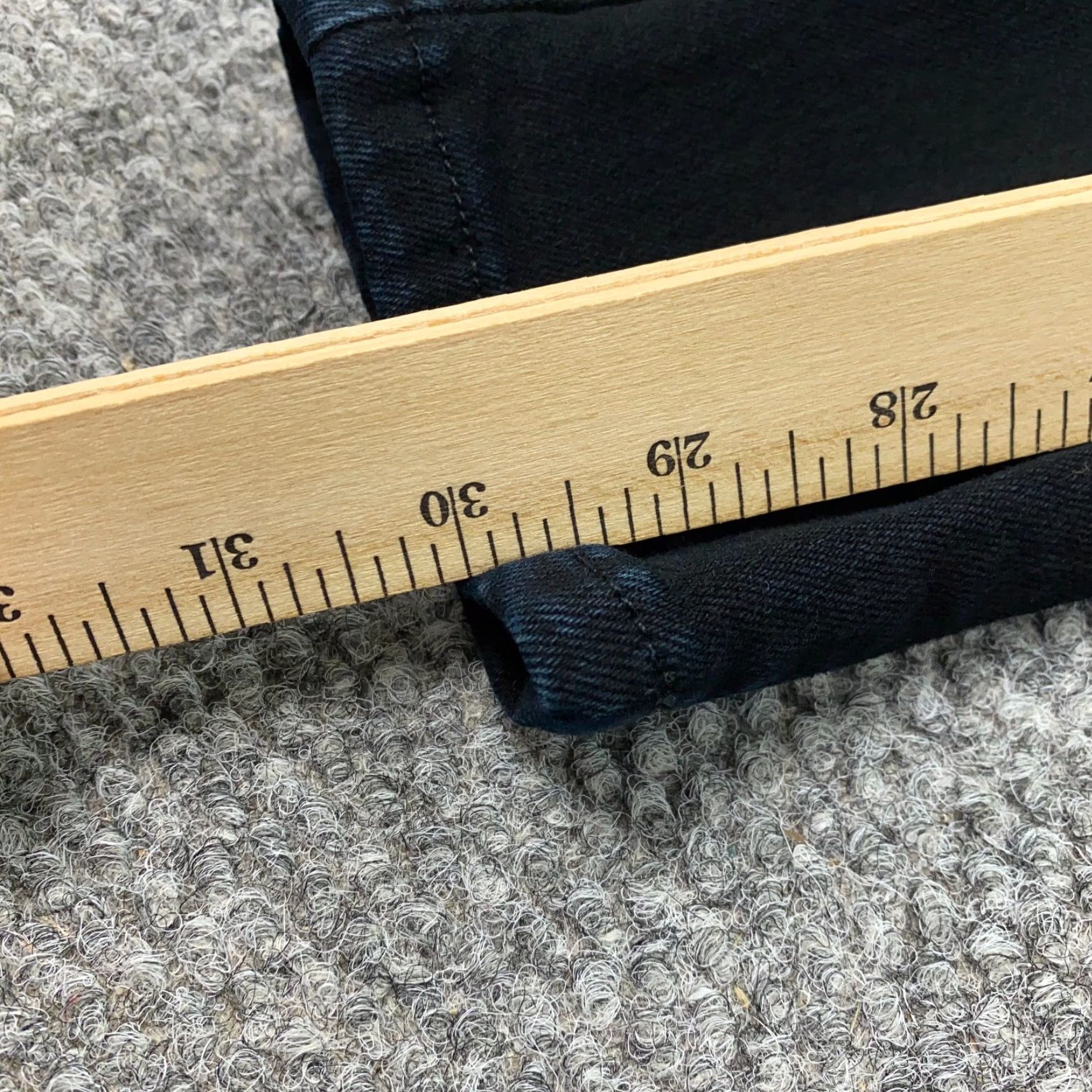 Edwin VINTAGE Edwin Jeans Womens Size 2 Black Mid Rise Skinny Stretch Denim Zip Inseam 30 Womens Size 25" / US 0 / IT 36 - 5 Thumbnail