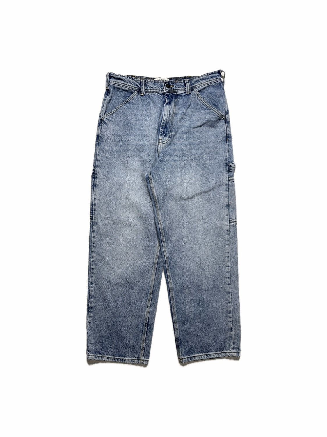 Vintage Vintage Workwear Carpenter Blue Washed Baggy Jeans Size US 32 / EU 48 - 2 Thumbnail