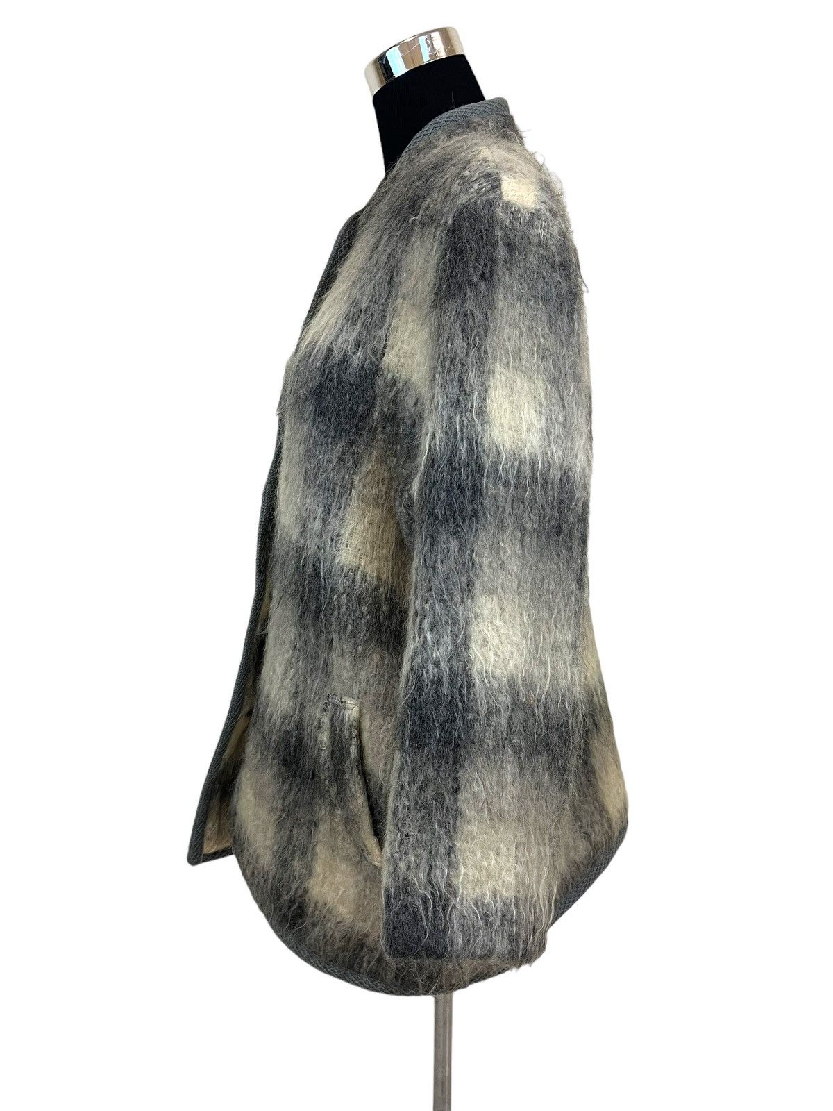 Syndicate Japanese Brand Mohair Jacket inspired By Kurt Cobain Size L / US 10 / IT 46 - 6 Thumbnail