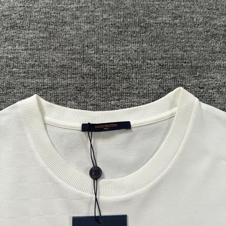 Louis Vuitton LV white checkered short sleeve/XL-2507 Size US XL / EU 56 / 4 - 3 Thumbnail