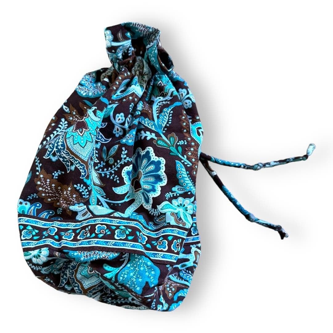 Vera Bradley Vera Bradley Java Blue Brown Paisley Ditty Bag Wet Plastic Size ONE SIZE - 2 Thumbnail