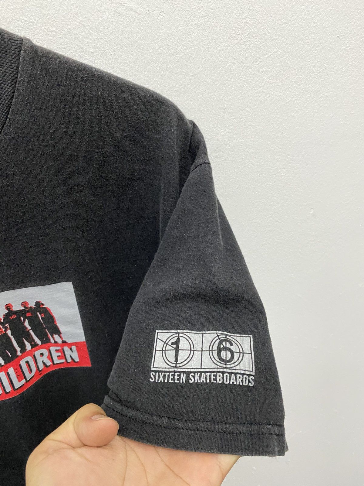 Droors × Santa Cruz Skateboards × Vintage Vintage T shirt Sixteen Skateboard ‘I Hate Children’ Size US L / EU 52-54 / 3 - 5 Thumbnail