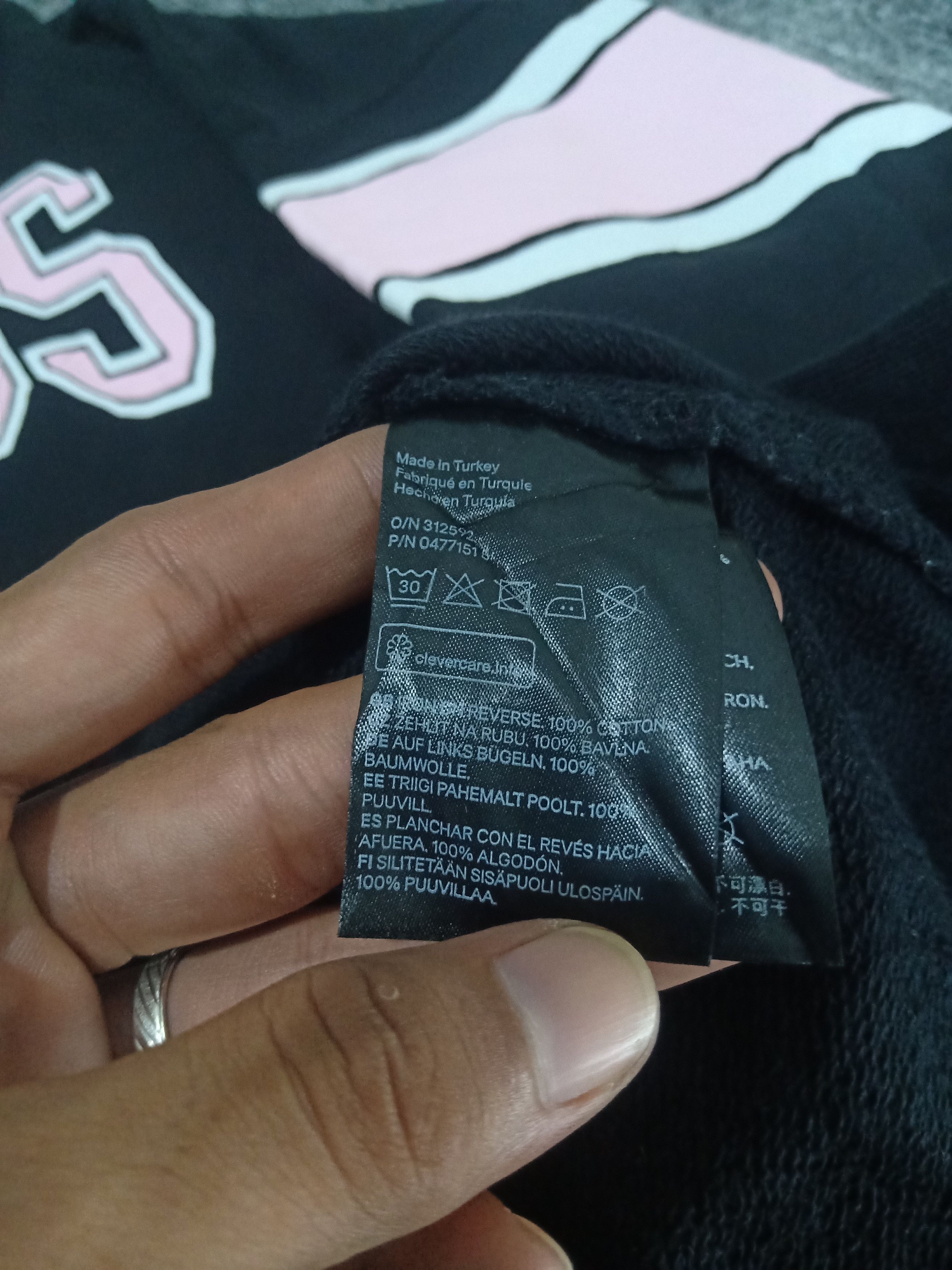 Japanese Brand Cropped Princess 91 Boxy Black Pink Jacket with Hoodie Size L / US 10 / IT 46 - 9 Thumbnail