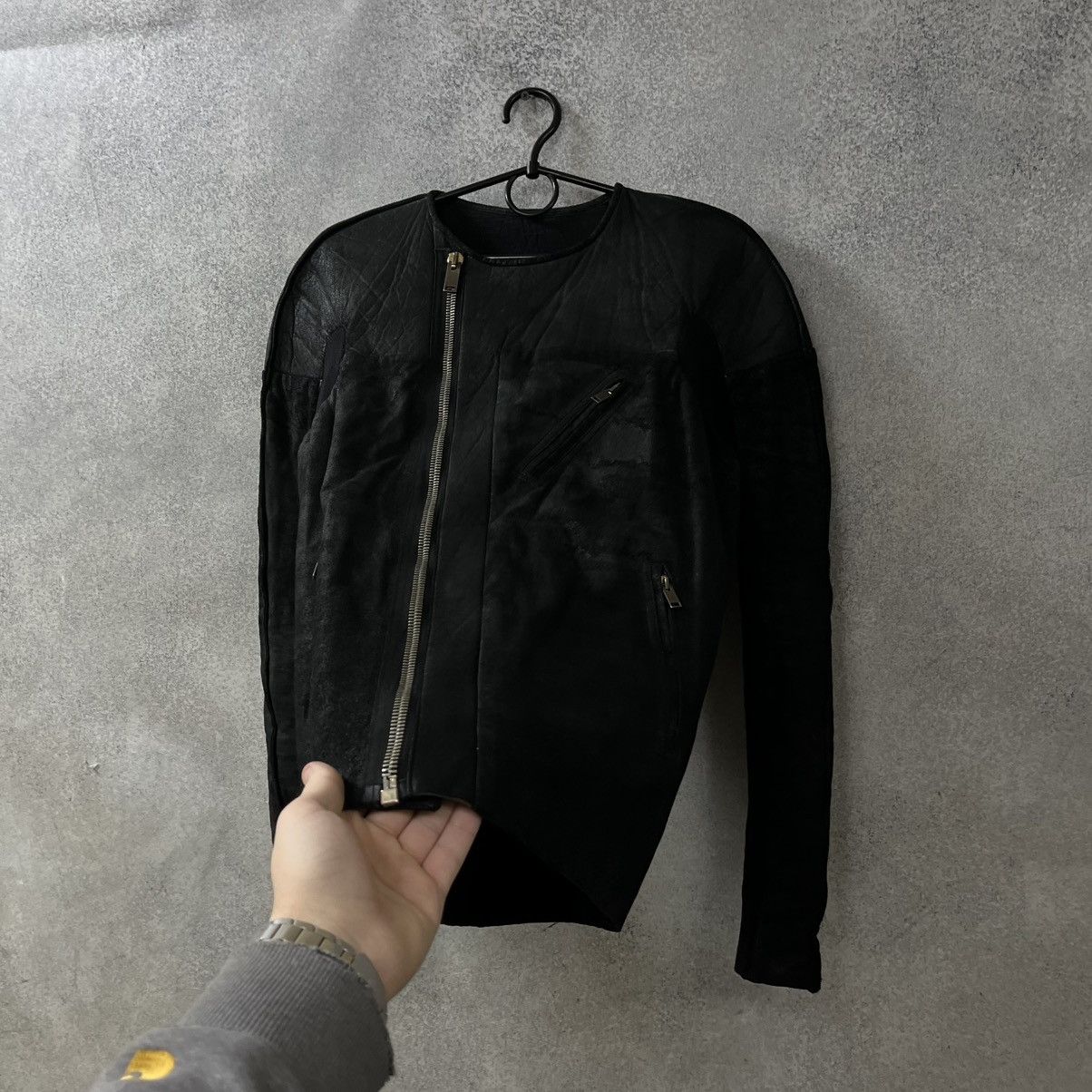 Rick Owens Rick Owens Suede Biker Jacket Black Size US S / EU 44-46 / 1 - 9 Thumbnail