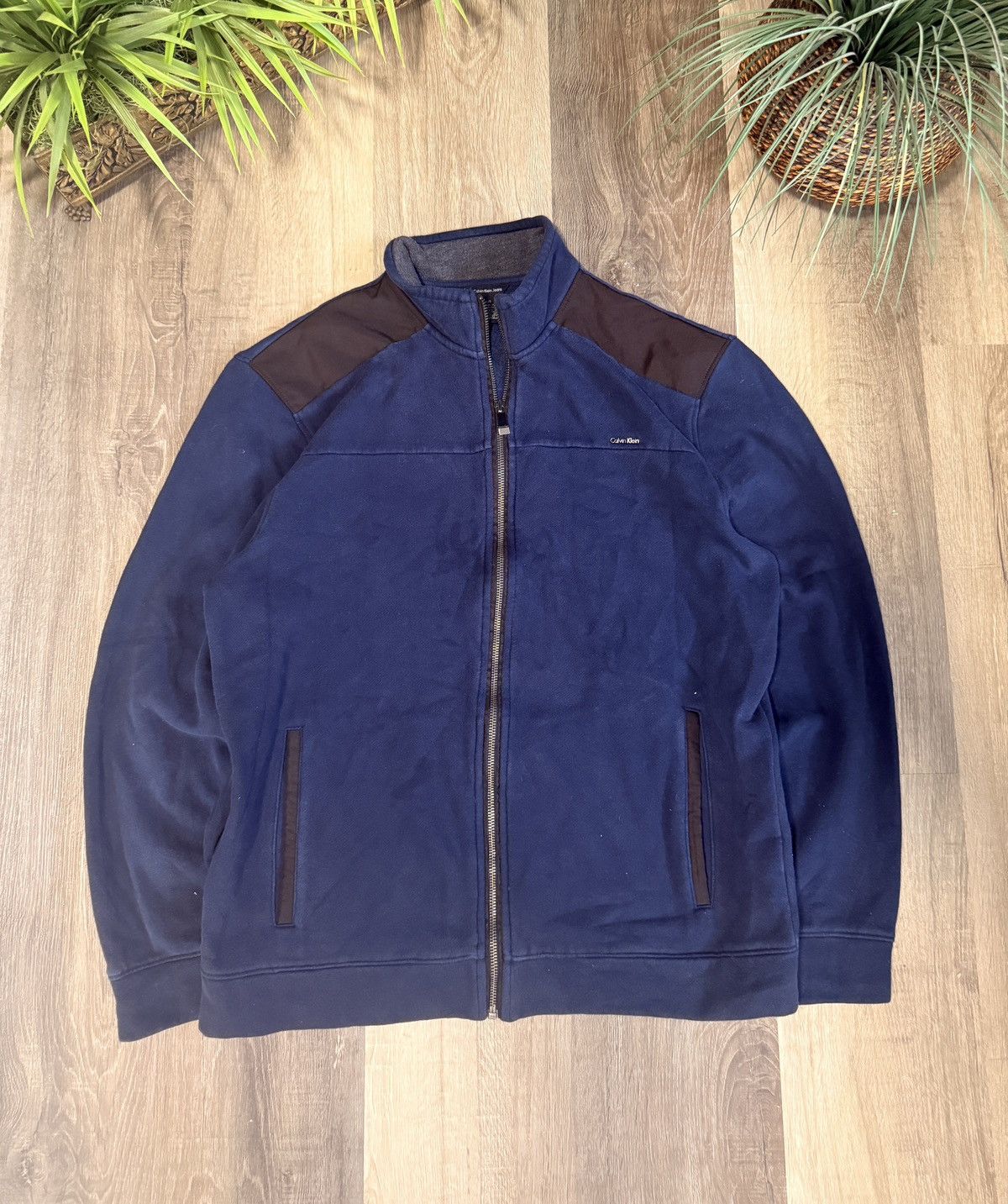 Calvin Klein Calvin Klein Fleece Zip-Up Jacke Vintage Full Zip Mens Large Size US L / EU 52-54 / 3 - 1 Thumbnail