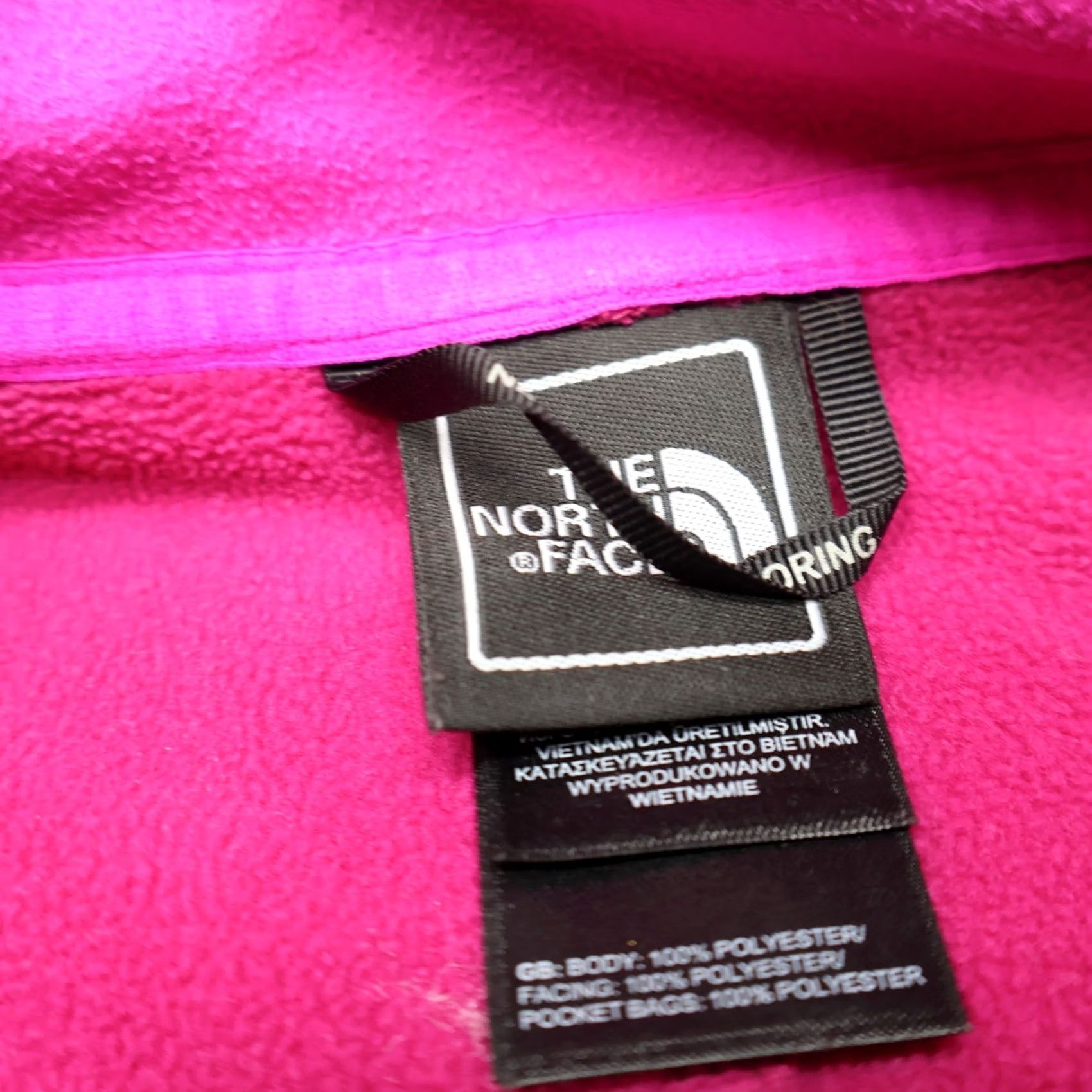 The North Face Jacket Womens L Pink North Face Fleece Full Zip Polartec Outdoor Winter Soft Size L / US 10 / IT 46 - 5 Thumbnail