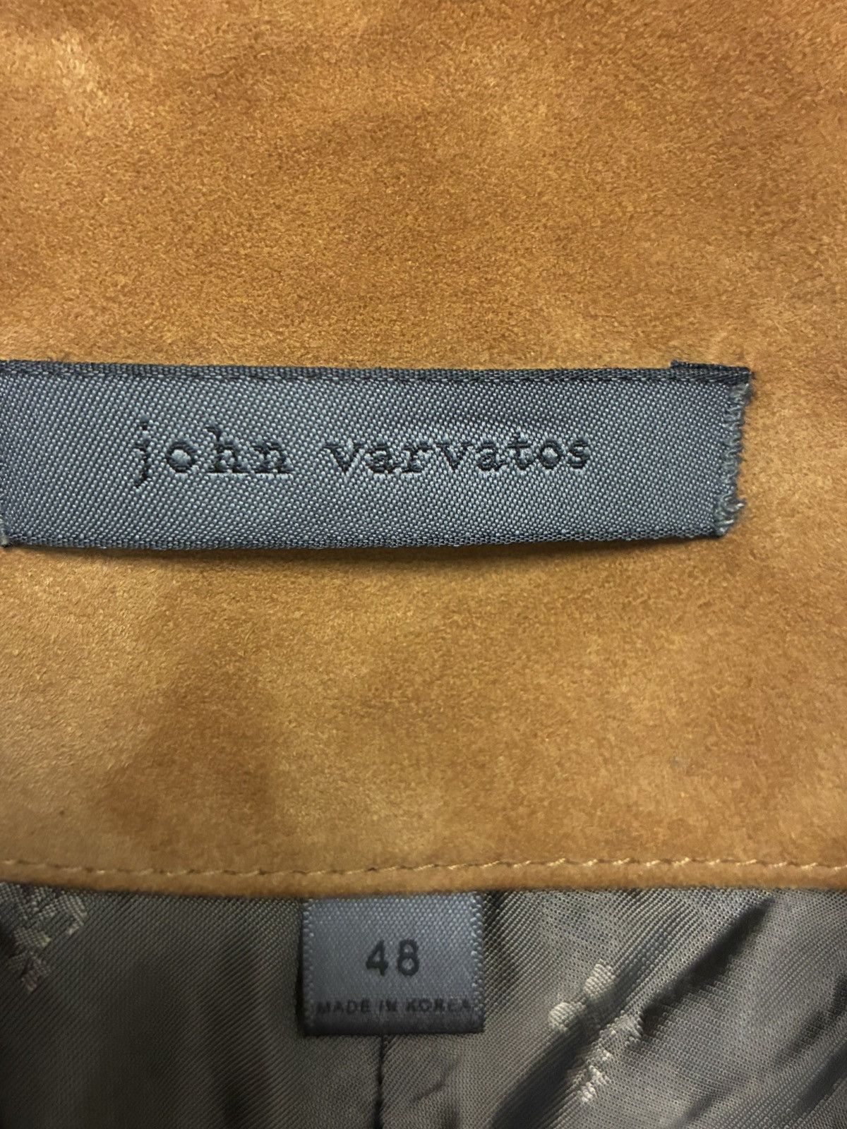 John Varvatos Varick Multibutton Suede Jacket EU 48 USA 38 Size US M / EU 48-50 / 2 - 4 Thumbnail