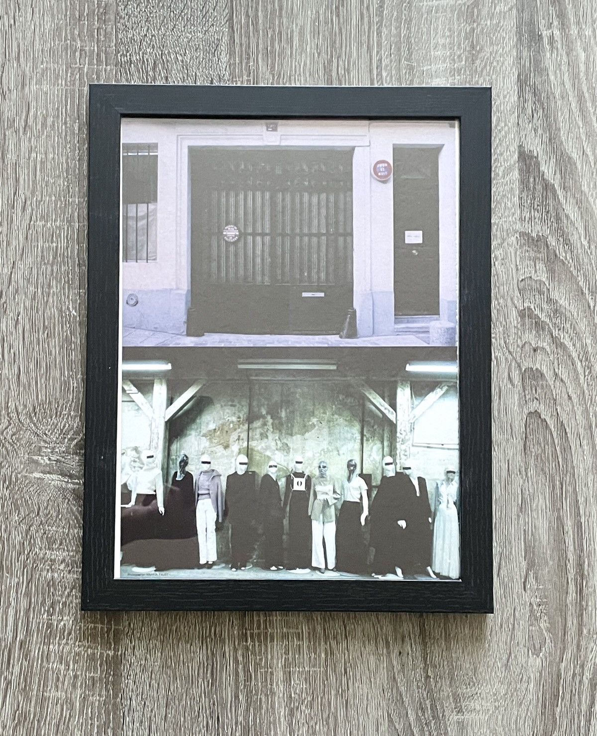 Designer × Maison Margiela × Vintage Maison Martin Margiela Archive Fashion framed poster 9x12 Size ONE SIZE - 1 Thumbnail