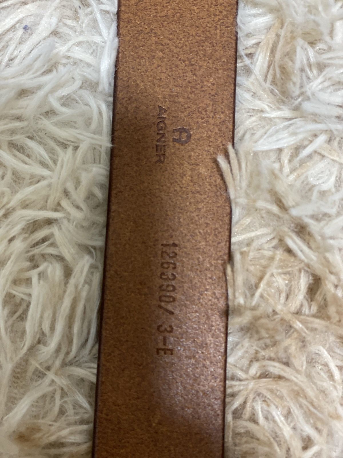 Aigner Aigner vintage horseshoe buckle leather belt(NOS) Size ONE SIZE - 3 Thumbnail