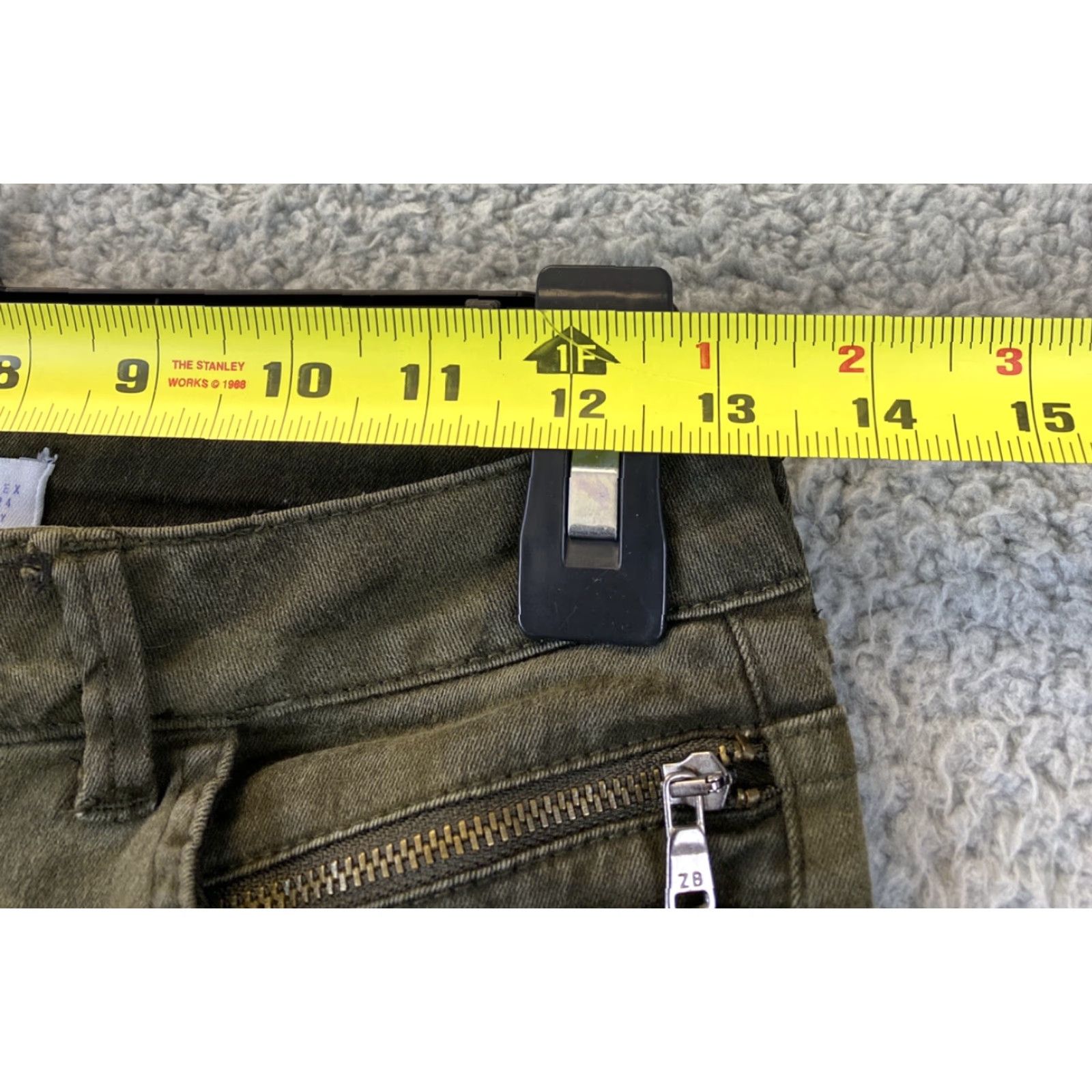 Zara Zara Skinny Stretch Camo Green Jeans Pants Womens (Size US2) / 48-14 Size 26" / US 2 / IT 38 - 5 Thumbnail