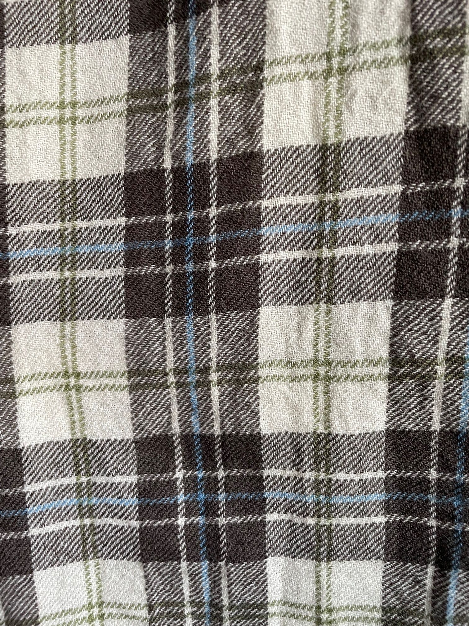 Jack Spade 90's 100% Wool Scarve Plaid Size ONE SIZE - 2 Thumbnail