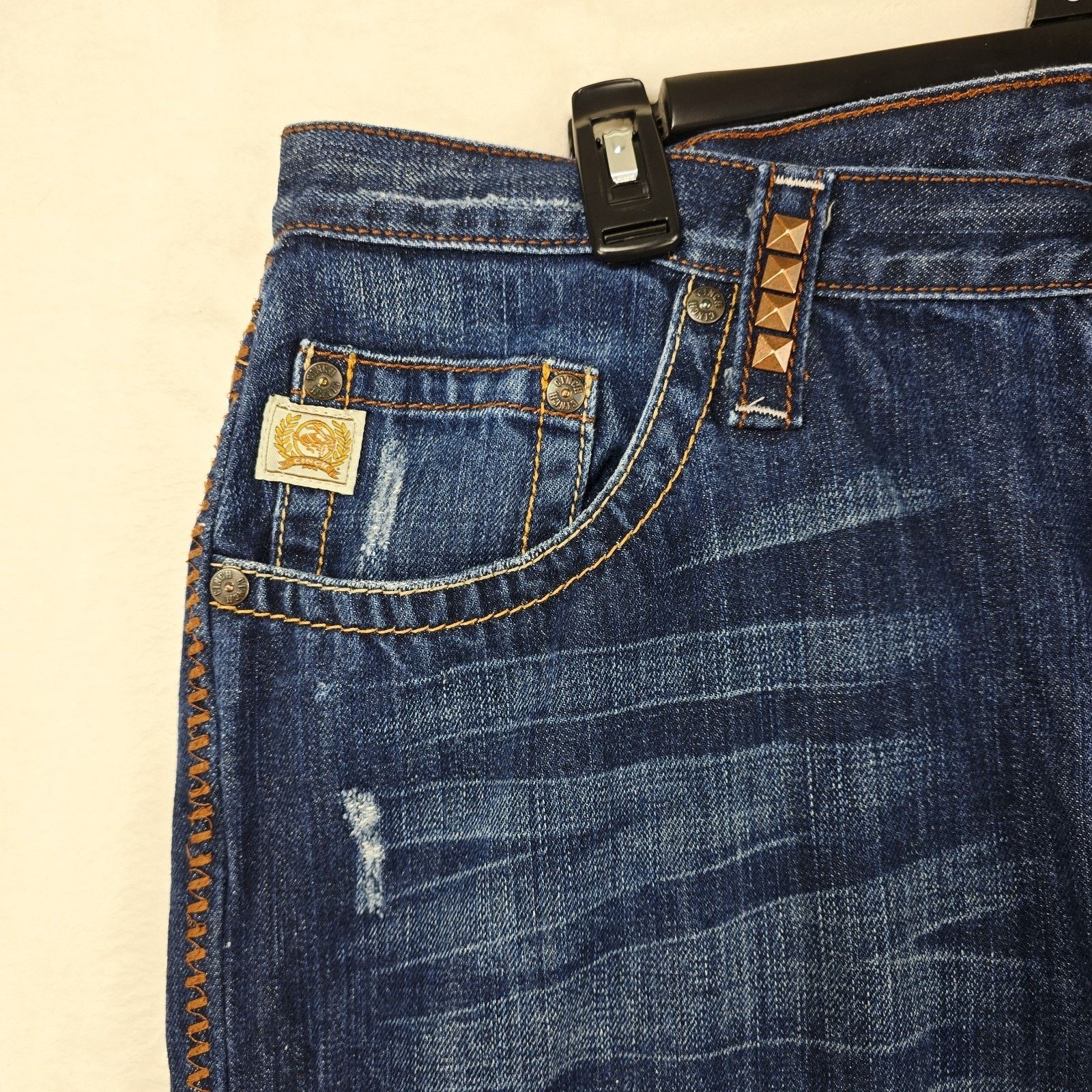CINCH Cinch Jace Jeans Men's Fits 38x31 Distressed Flap Pockets Size US 38 / EU 54 - 5 Thumbnail