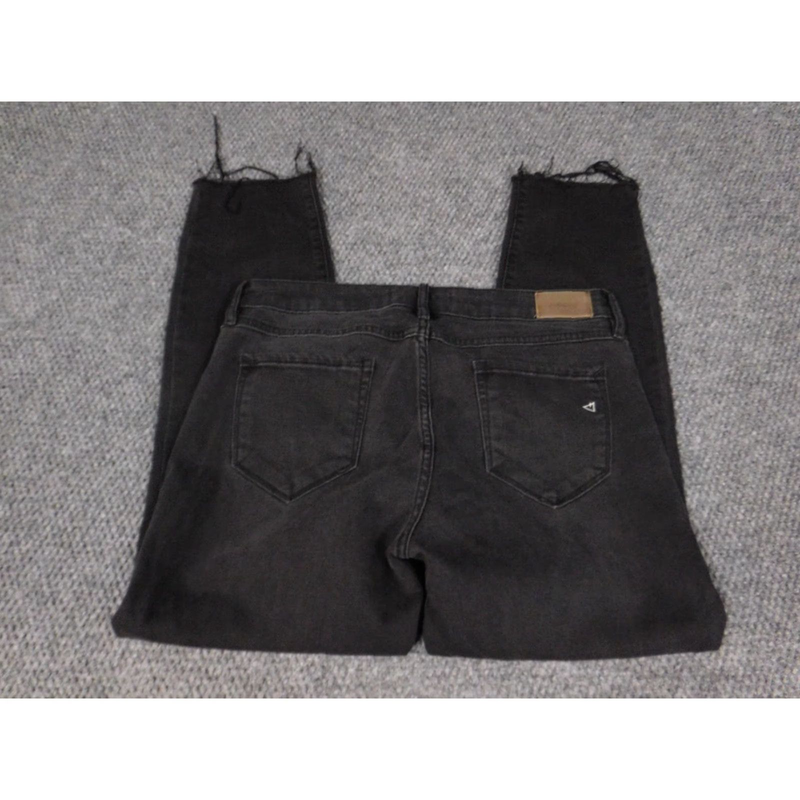 Vintage hidden Jeans Womens 31 black straight denim distressed embroidered floral 5-pocket Modern Designer Jeans Women Size 31 Black Regular Fit Size 24" / US 00 / IT 34 - 6 Thumbnail
