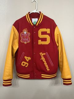 Supreme Team Varsity Jacket | Grailed