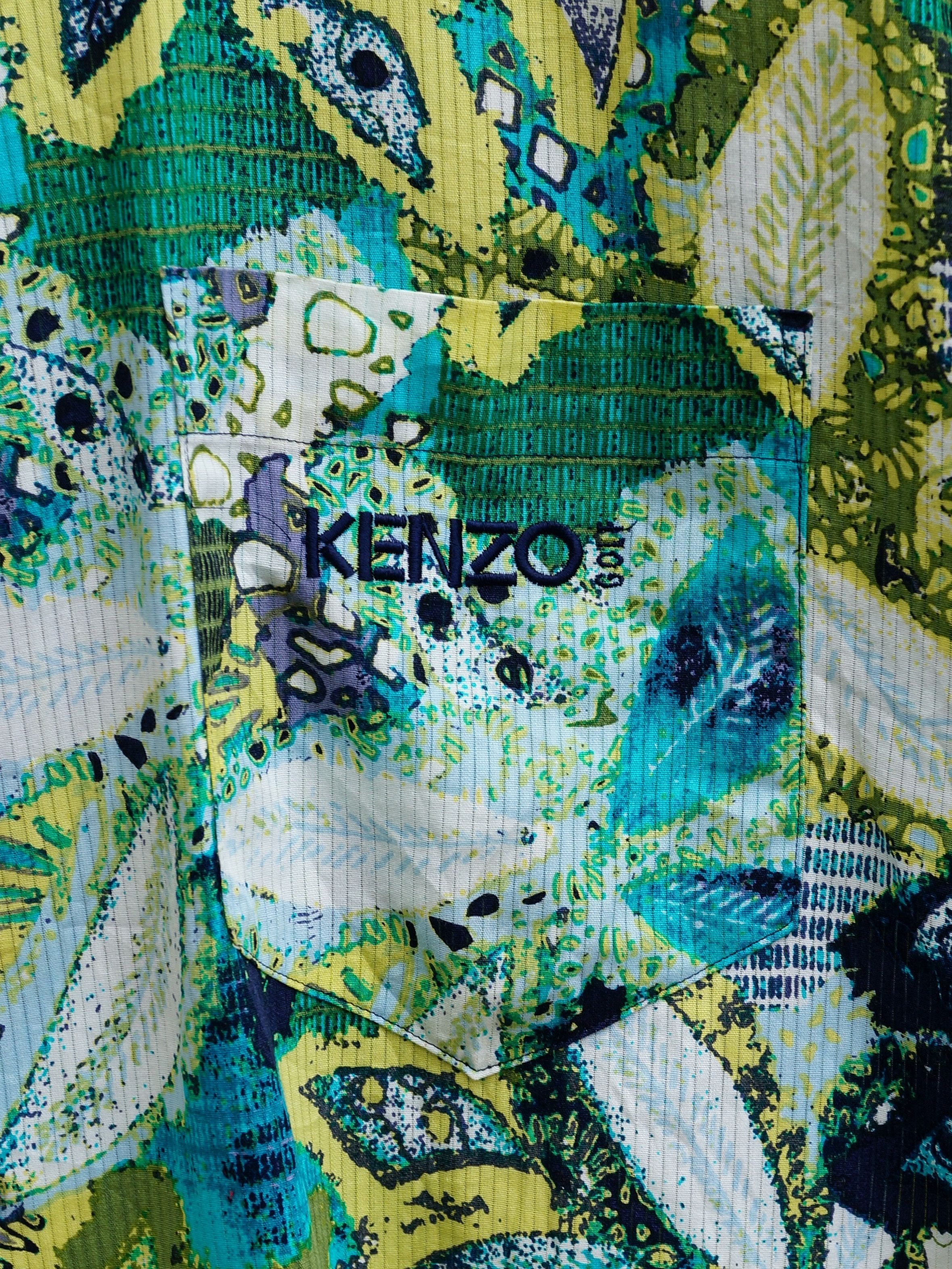 Kenzo Kenzo Golf Hawaiian Shirt Size US L / EU 52-54 / 3 - 4 Thumbnail