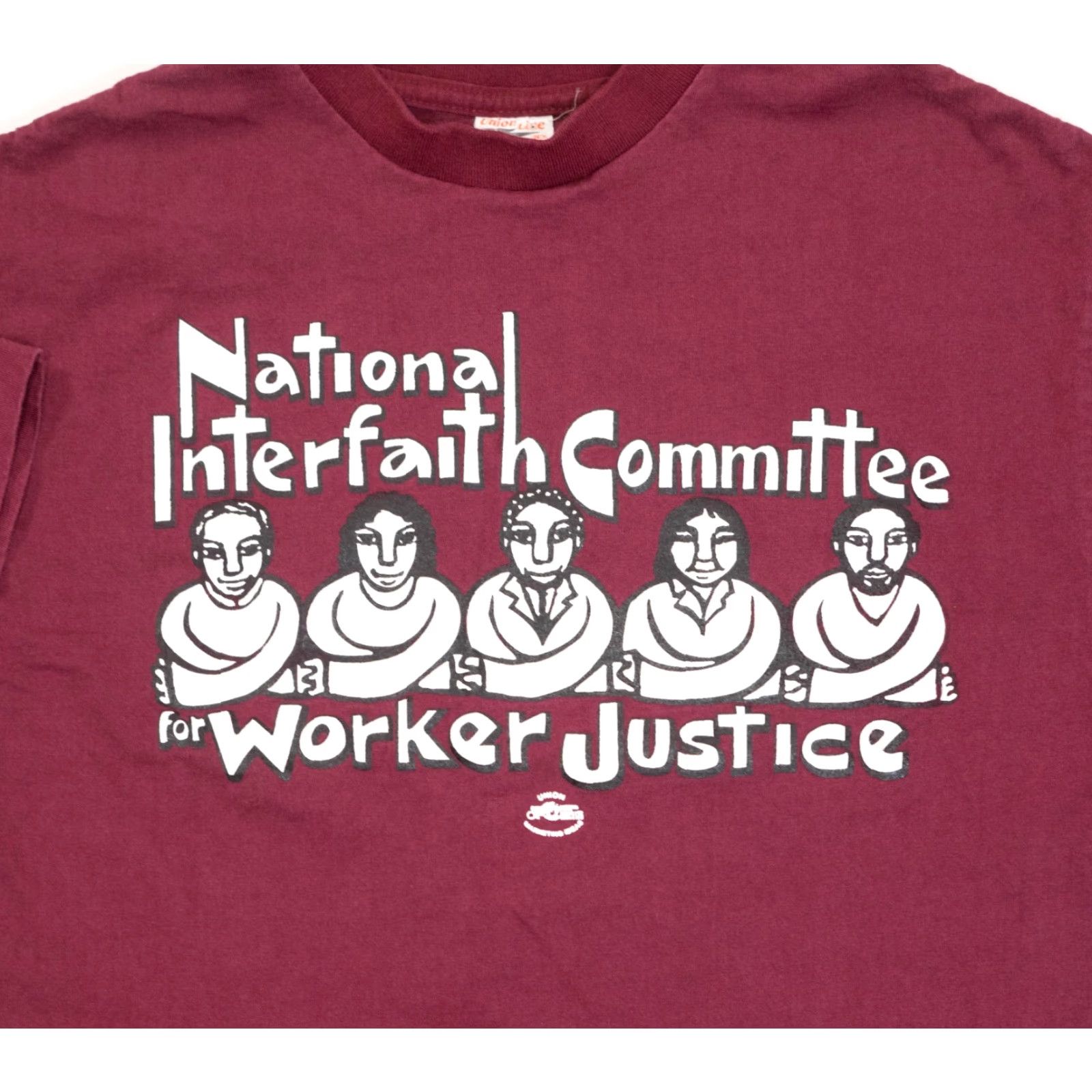 Vintage VINTAGE Union T-Shirt National Interfaith Committee Union Made Mens Size L Red Cotton 90s 80s USA Logo Short Sleeve Crew Neck 21x29x9"} Size US L / EU 52-54 / 3 - 3 Thumbnail