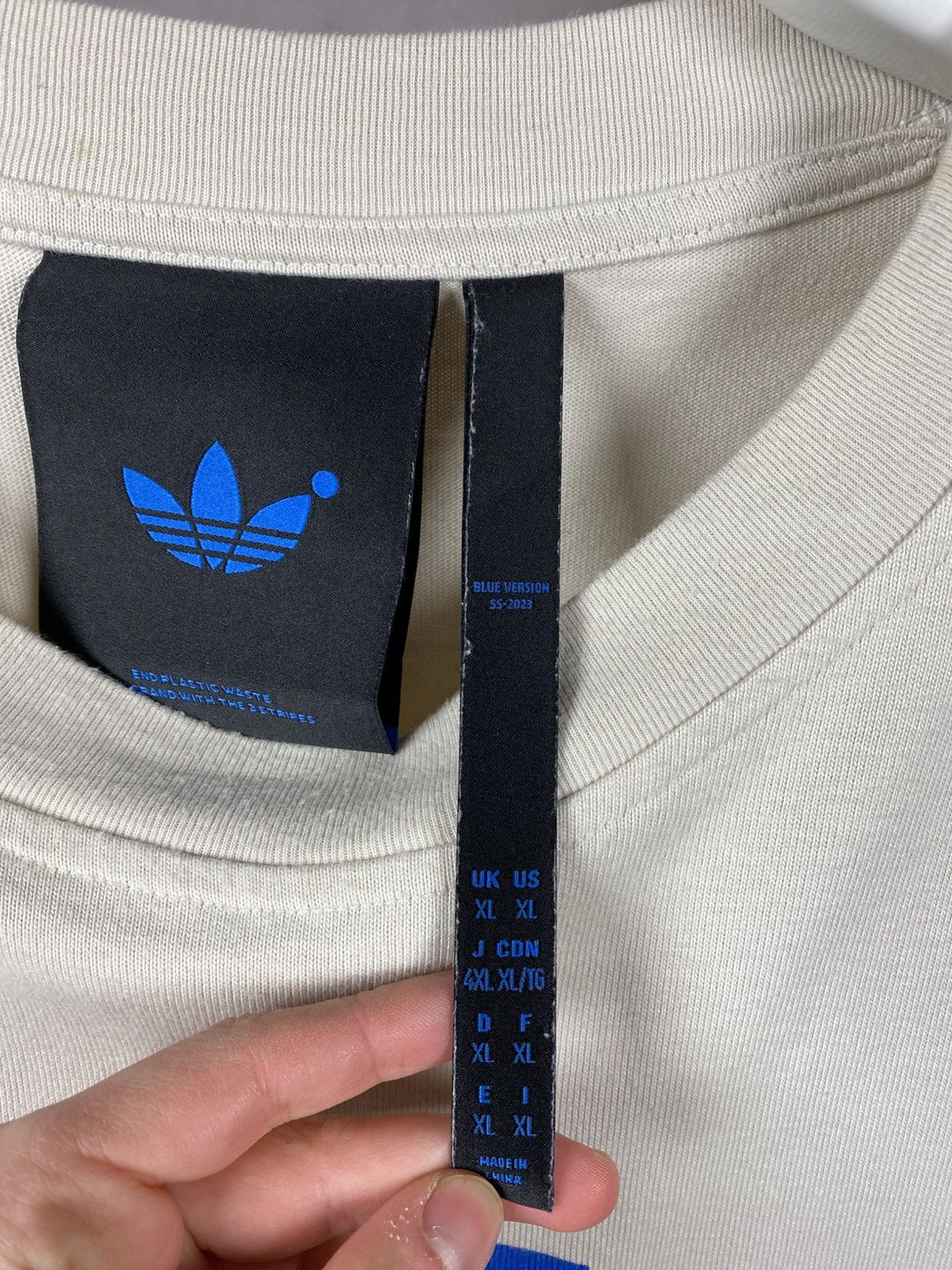 Adidas 🌺T-Shirt Adidas Blue Version Club SS-2023 270 Gr Tee🌺 Size US XL / EU 56 / 4 - 13 Thumbnail