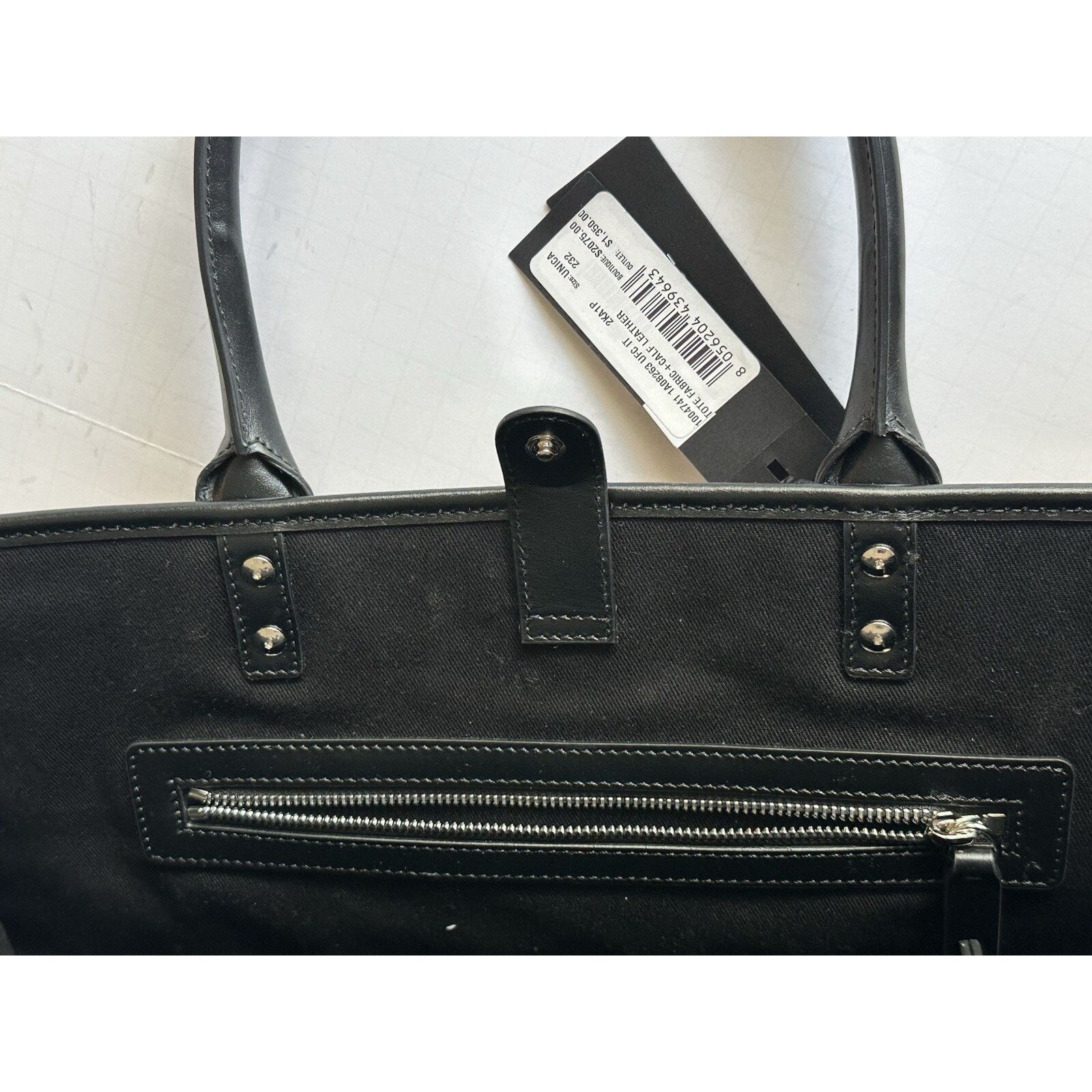 Versace Versace Medusa Large Tote Fabric/Leather Bag 1004741 Size ONE SIZE - 18 Thumbnail