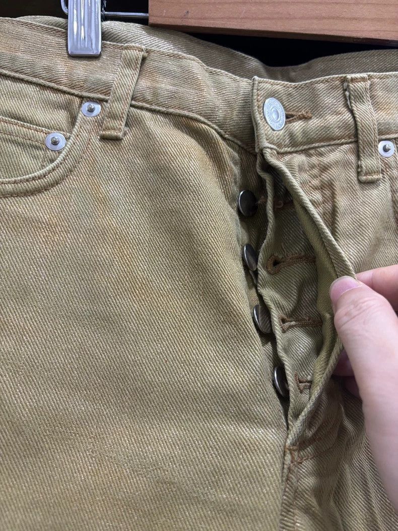 Dior Dior Gold Denim Trousers Size 29-2505 Size US 29 - 4 Thumbnail