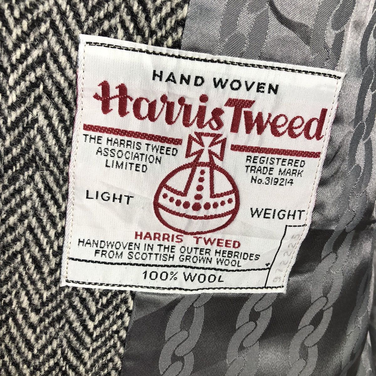 Harris Tweed 📌Vintage Wool Herringbone Jacket Harris Tweed Double Breast Size US M / EU 48-50 / 2 - 18 Thumbnail