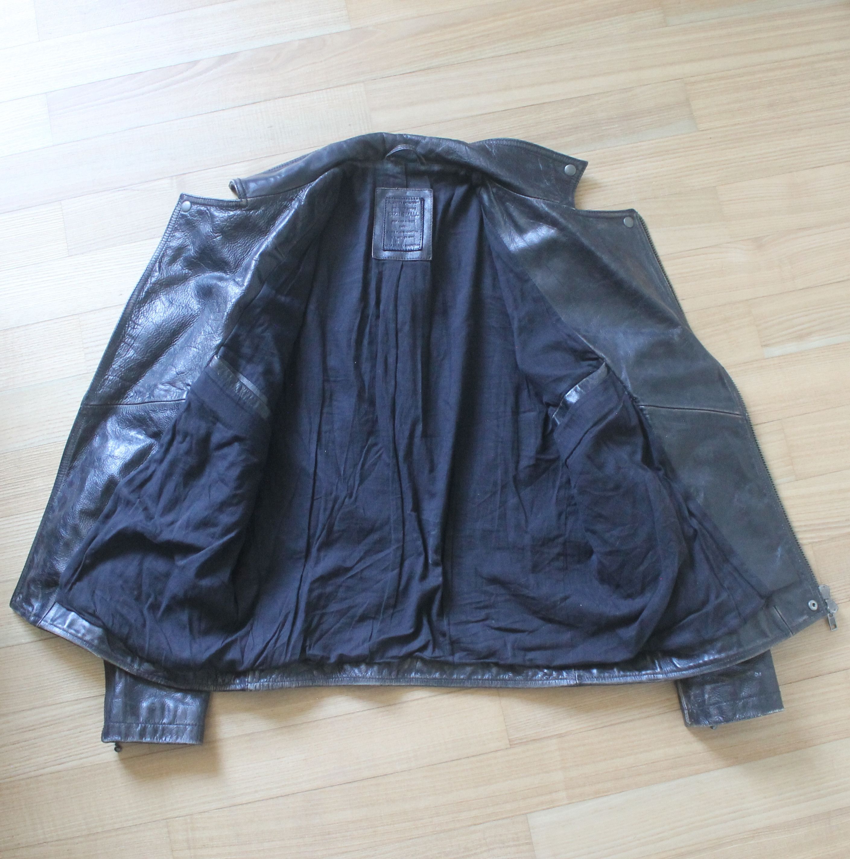 Allsaints MSRP $695 Allsaints Raid Biker Jacket Cracked Leather Size US S / EU 44-46 / 1 - 7 Thumbnail