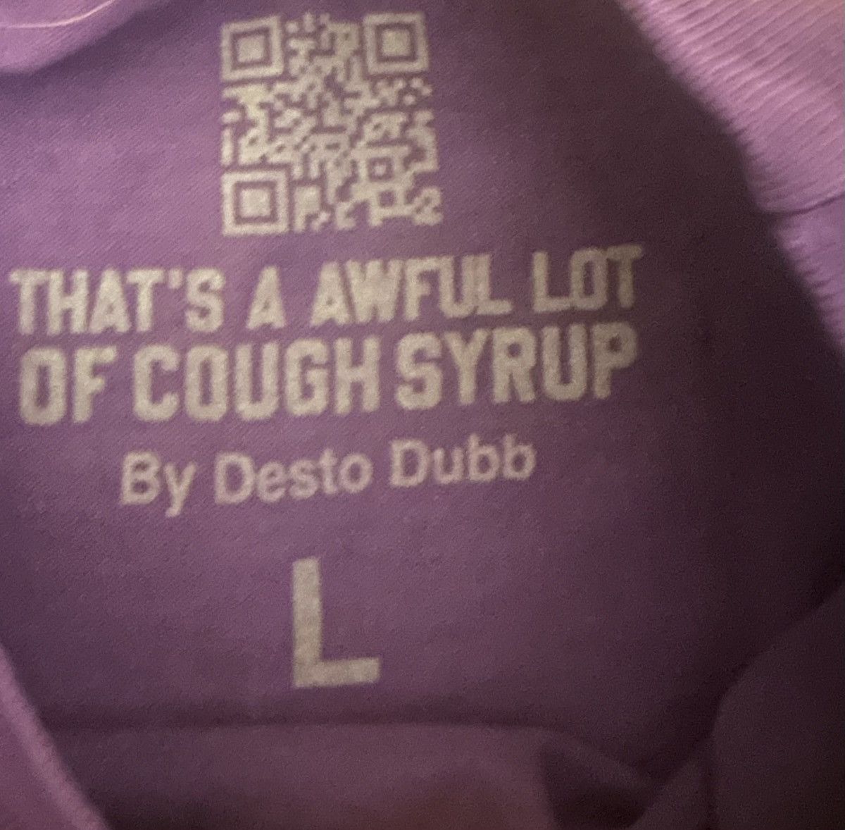 Awful Lot of Cough Syrup Awful Lotta Cough Syrup Wockhardt T Shirt Size US L / EU 52-54 / 3 - 3 Thumbnail