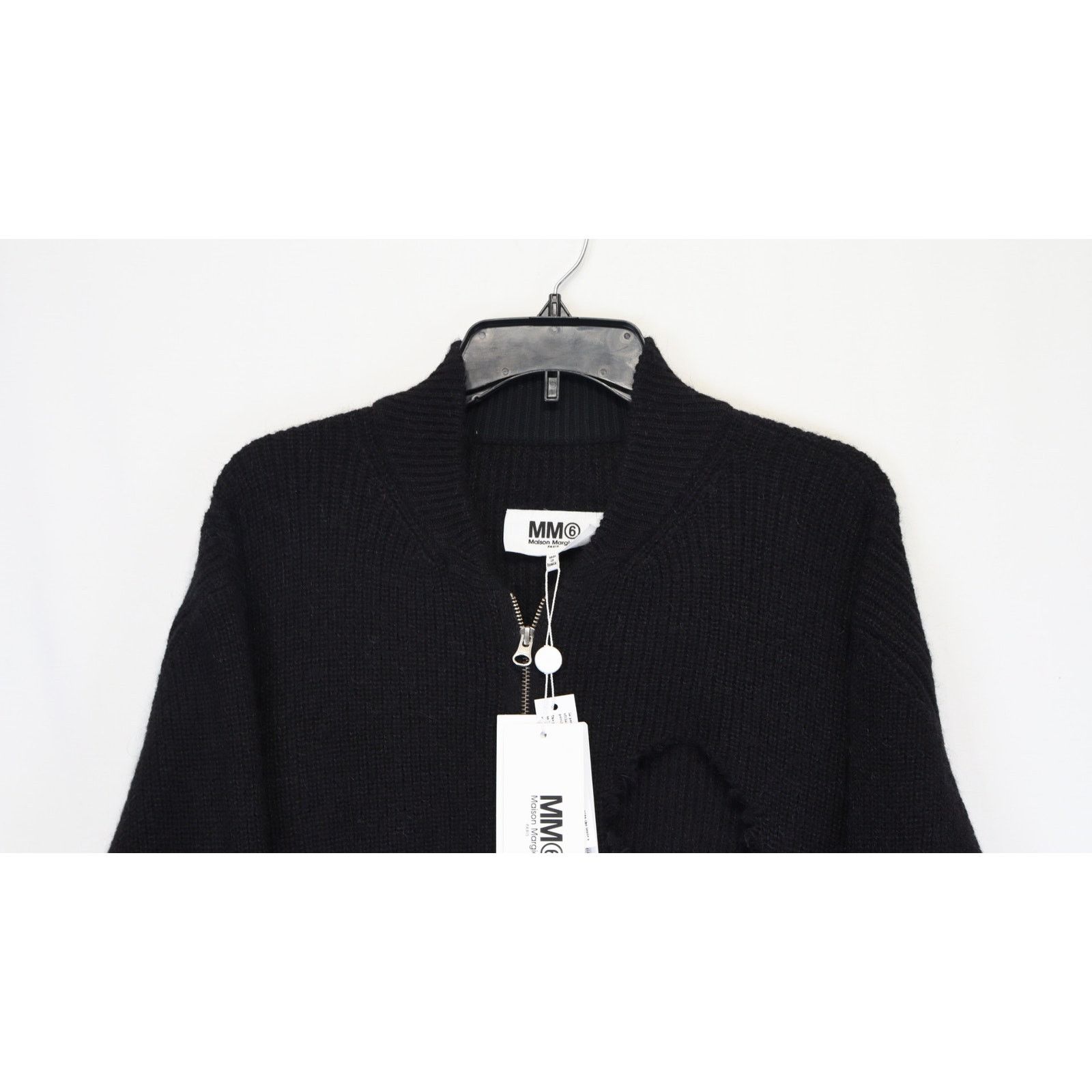 Maison Margiela o1rshd1 Cardigan Destroyed in Black Size US L / EU 52-54 / 3 - 4 Thumbnail