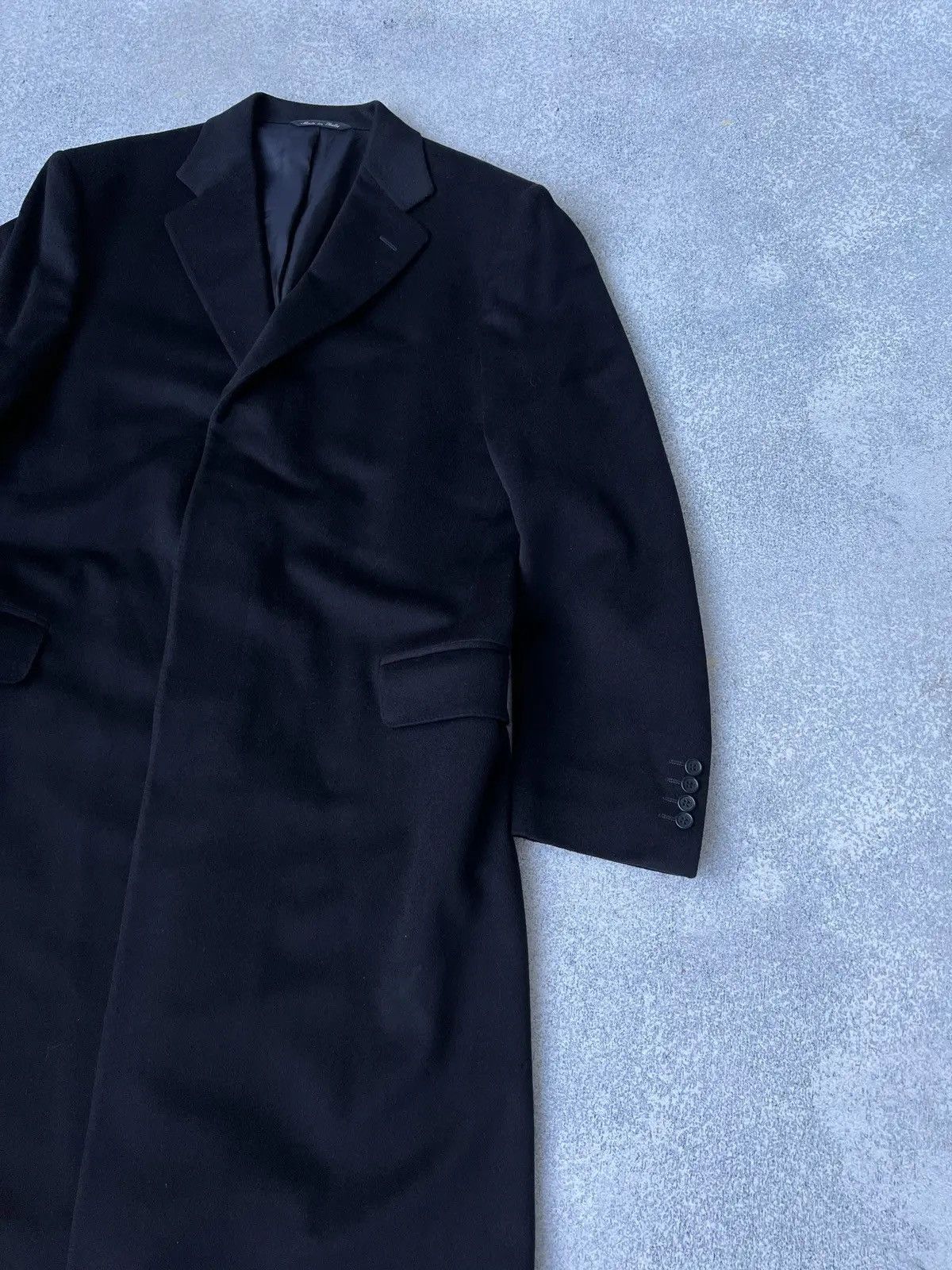 Canali × Vintage Vintage Canali Lana Cashmere Trench over coat luxury Size US L / EU 52-54 / 3 - 4 Thumbnail