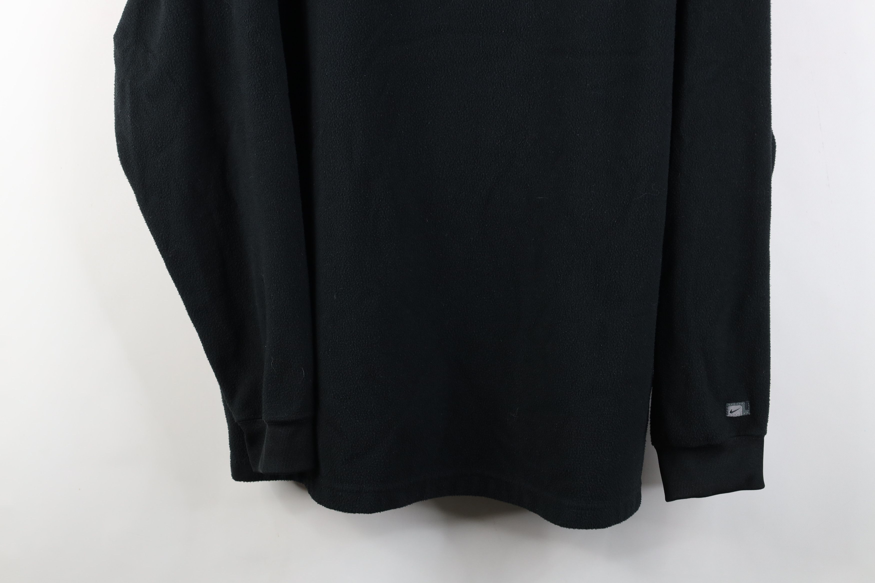 Nike Vintage Nike Travis Scott Mini Swoosh Fleece Sweater Black Size US L / EU 52-54 / 3 - 3 Thumbnail