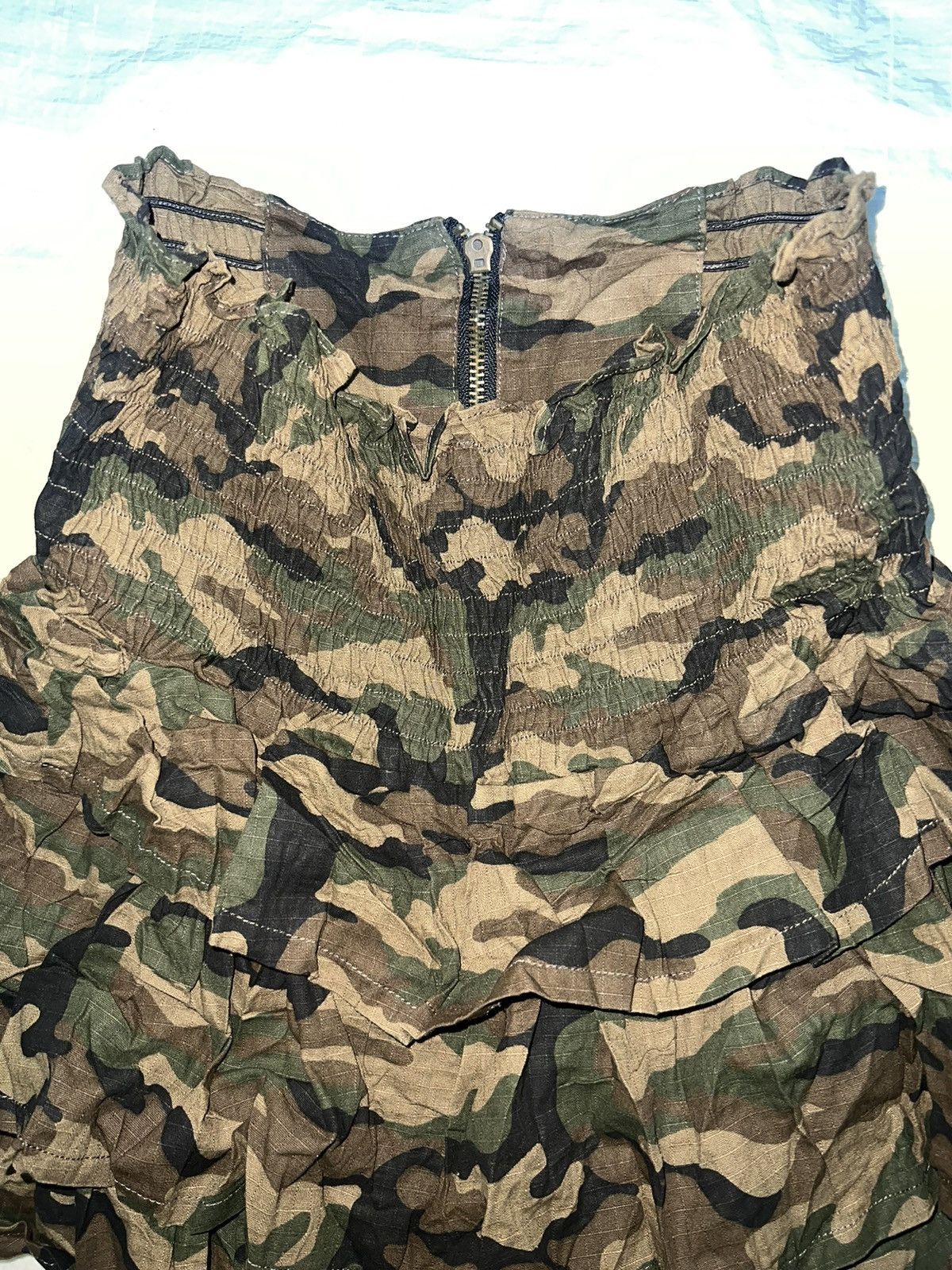 Japanese Brand RyuRyu Camo mini skirt 🖤 Size 27" / US 4 / IT 40 - 4 Thumbnail
