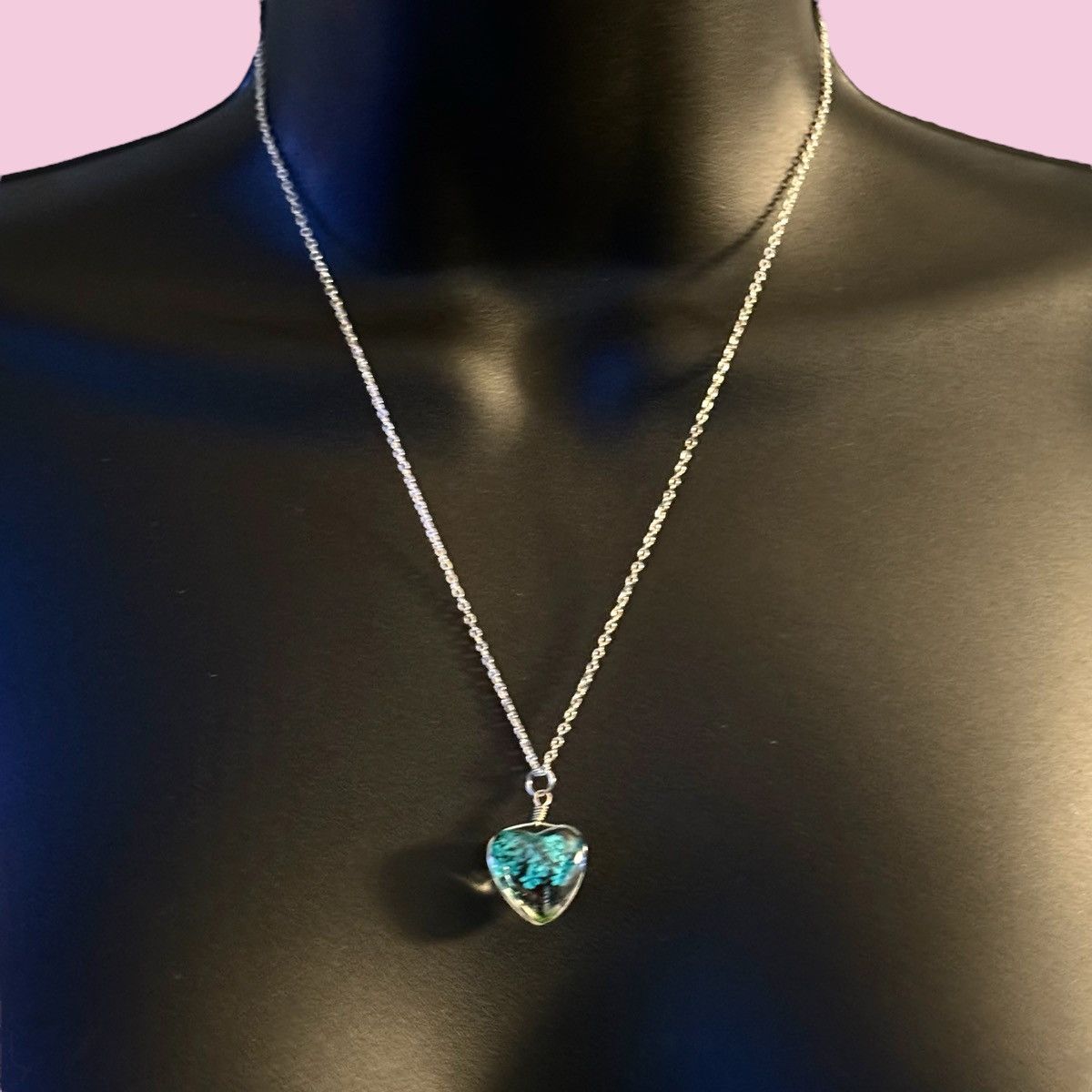 Other 925 silver tree of life heart pendant necklace Size ONE SIZE - 1 Thumbnail