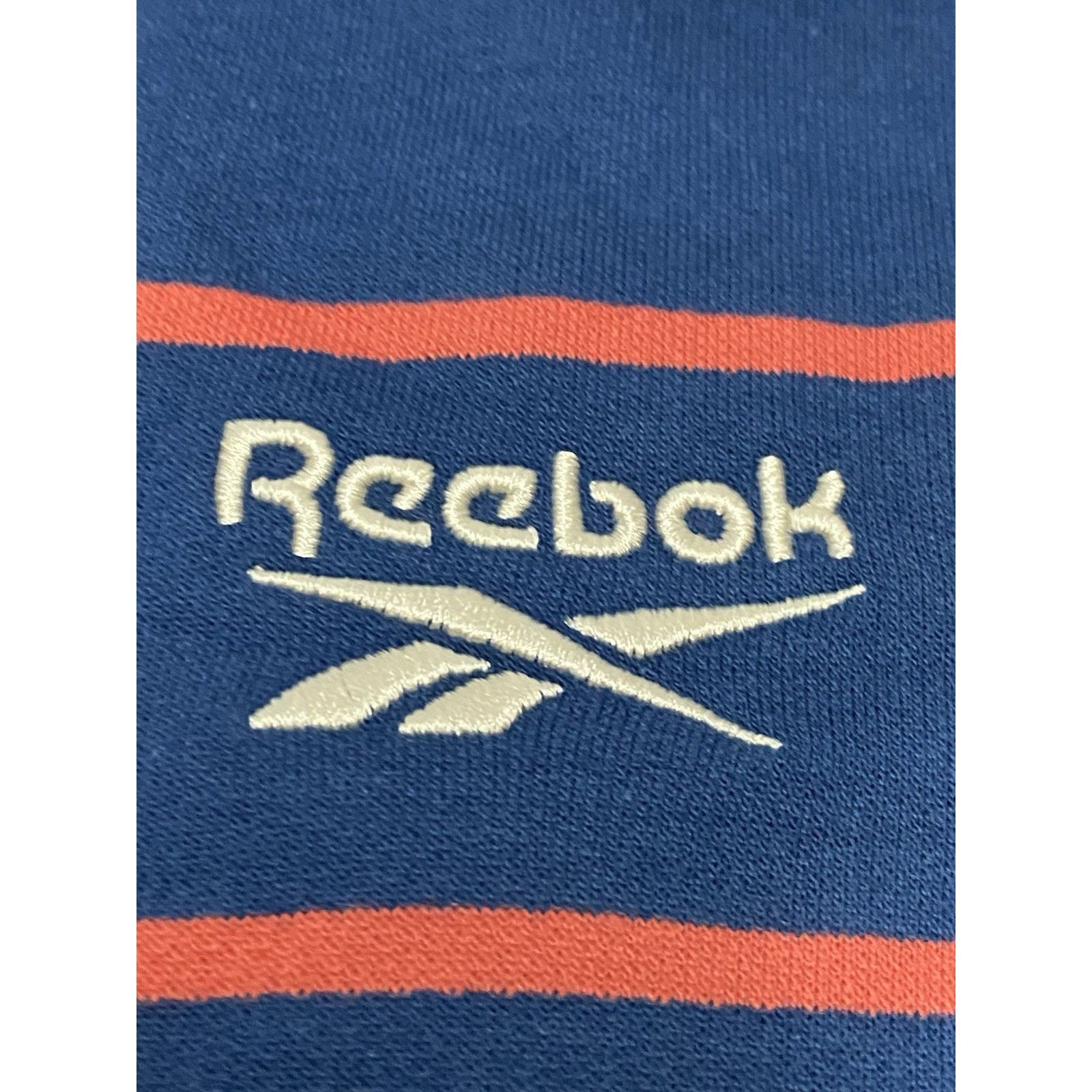 Reebok Reebok Men's Navy/Orange Size Small Pullover Crew Neck Size US S / EU 44-46 / 1 - 5 Thumbnail