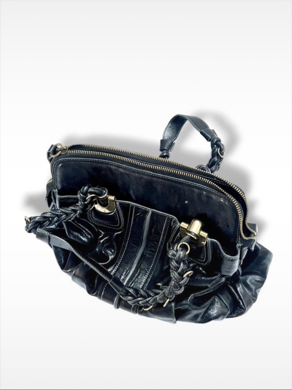 Chloe Chloé - Black leather Héloïse handbag - Excellent condition Size ONE SIZE - 6 Thumbnail