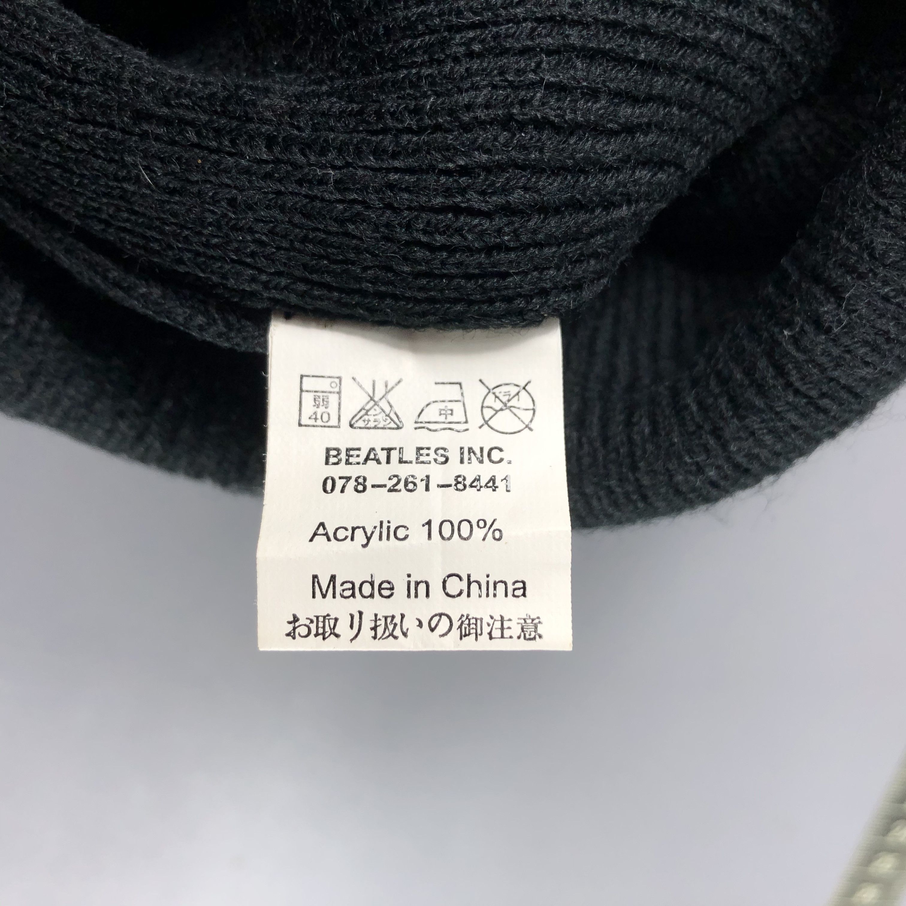 Vintage Linda Marijuana Black Beanie Snow Hat Snow Cap -D825 Size ONE SIZE - 6 Thumbnail