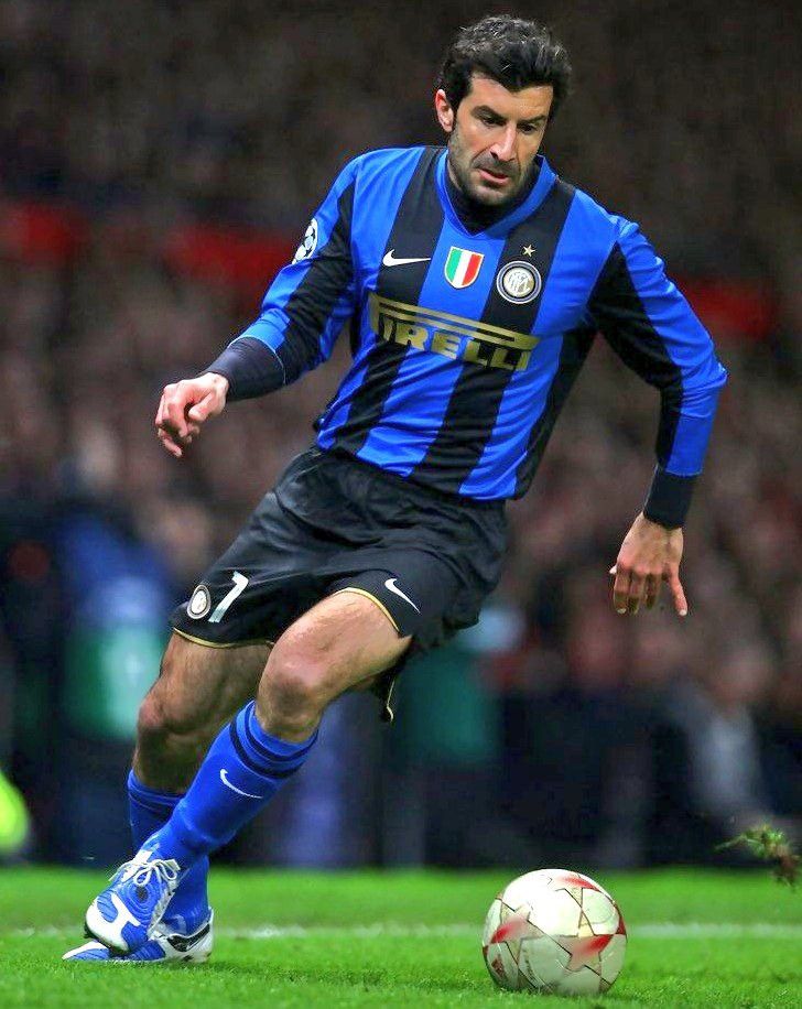 Nike Inter Milan 08/09 P2R player issue L/S shirt #7 Figo | Grailed