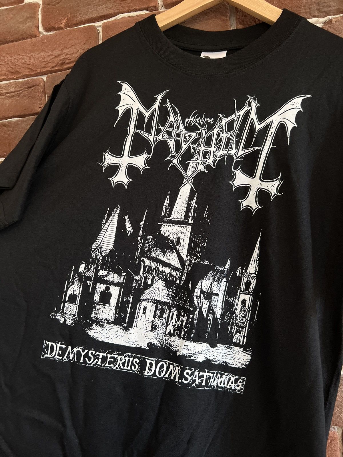 Band Tees Rare Vintage 00s Mayhem De Mysteriis Black Metal Tshirt Size US M / EU 48-50 / 2 - 2 Thumbnail
