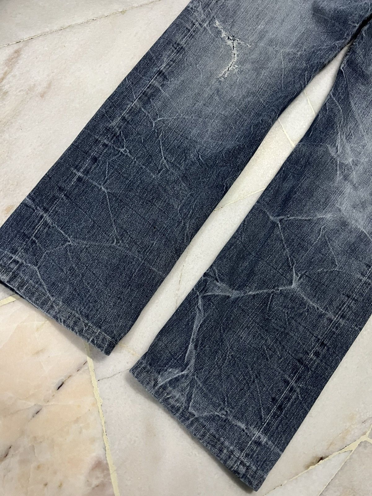 Japanese Brand Anti Label Faded Jean Japan Size US 32 / EU 48 - 4 Thumbnail