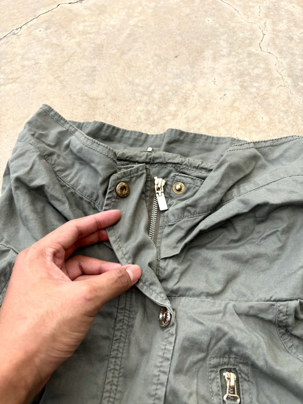Le Grande Bleu (L.G.B.) Rare GGPX Cropped Jacket Green (LGB Style) Size US S / EU 44-46 / 1 - 4 Thumbnail