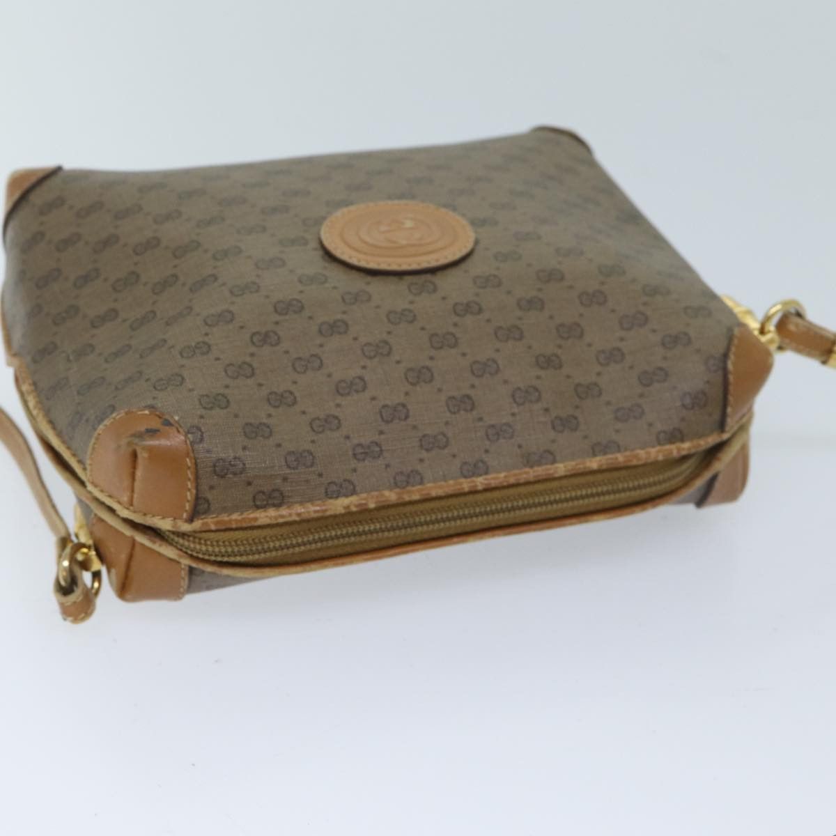 Gucci GUCCI Micro GG Supreme Shoulder Bag Pvc Beige 007 115 007 Size ONE SIZE - 6 Thumbnail