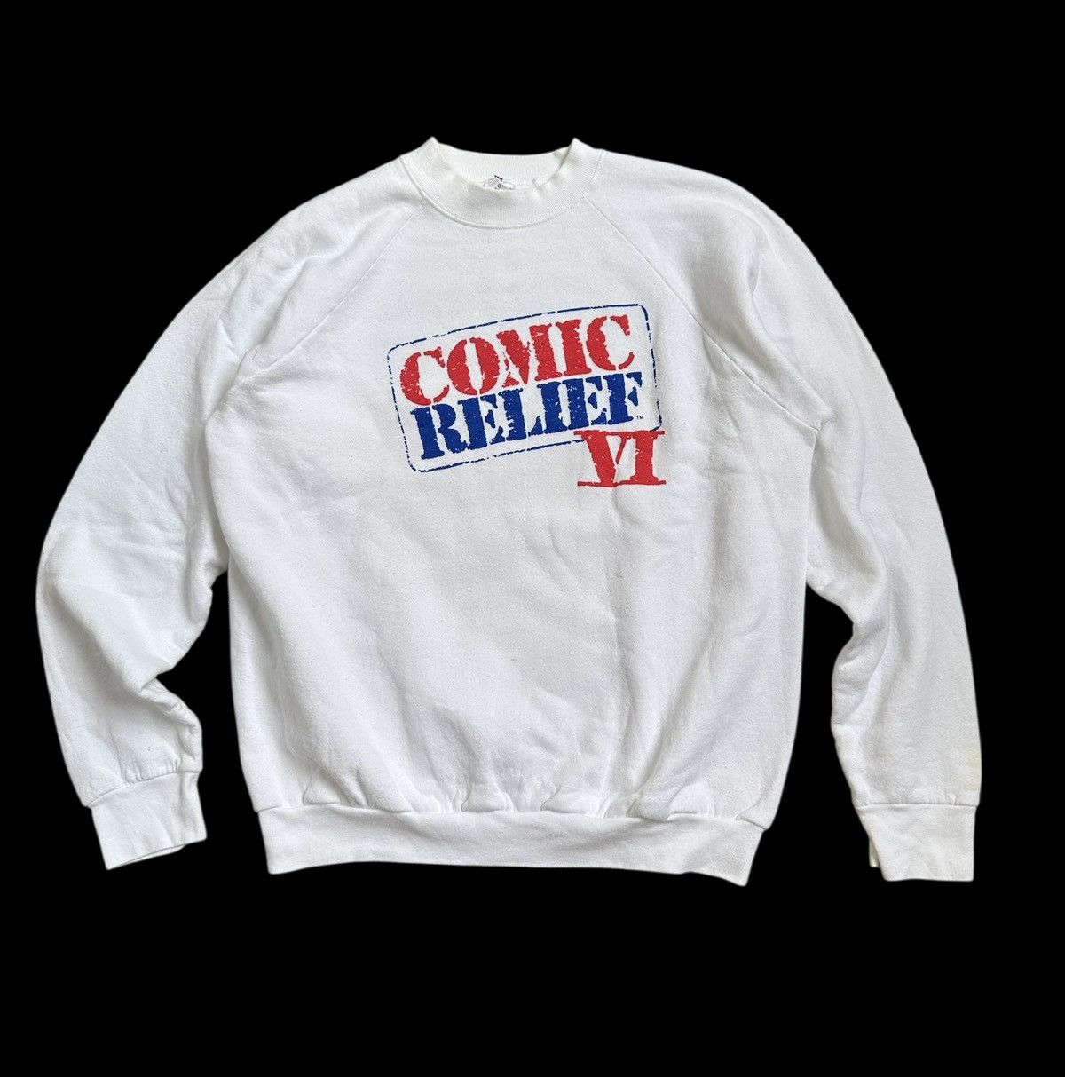 Vintage Vtg 90s Comic Releif v1 sweatshirt Size US XL / EU 56 / 4 - 1 Thumbnail
